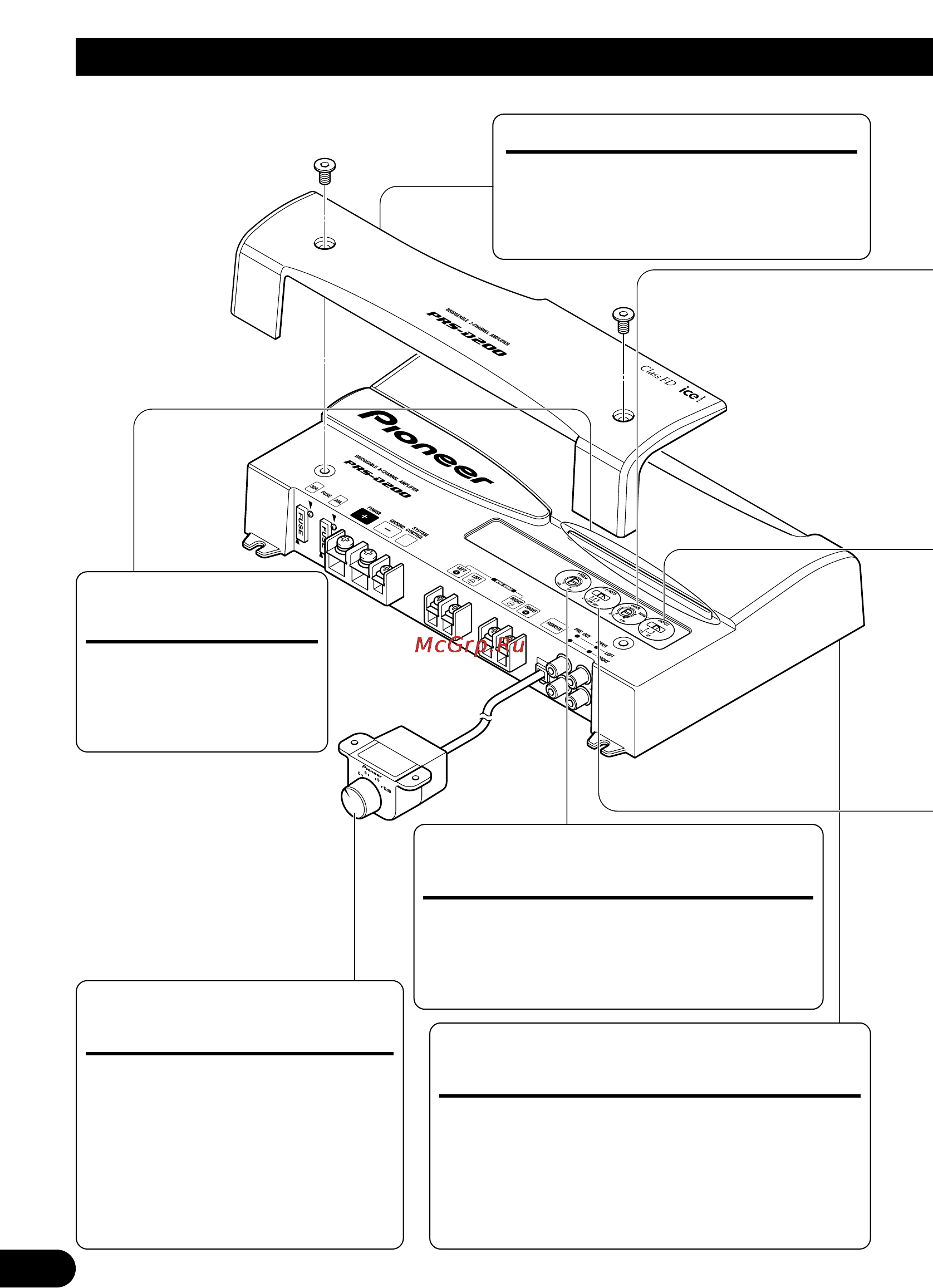 Pioneer PRS-D200 [52/86] Regolazione di questa unità