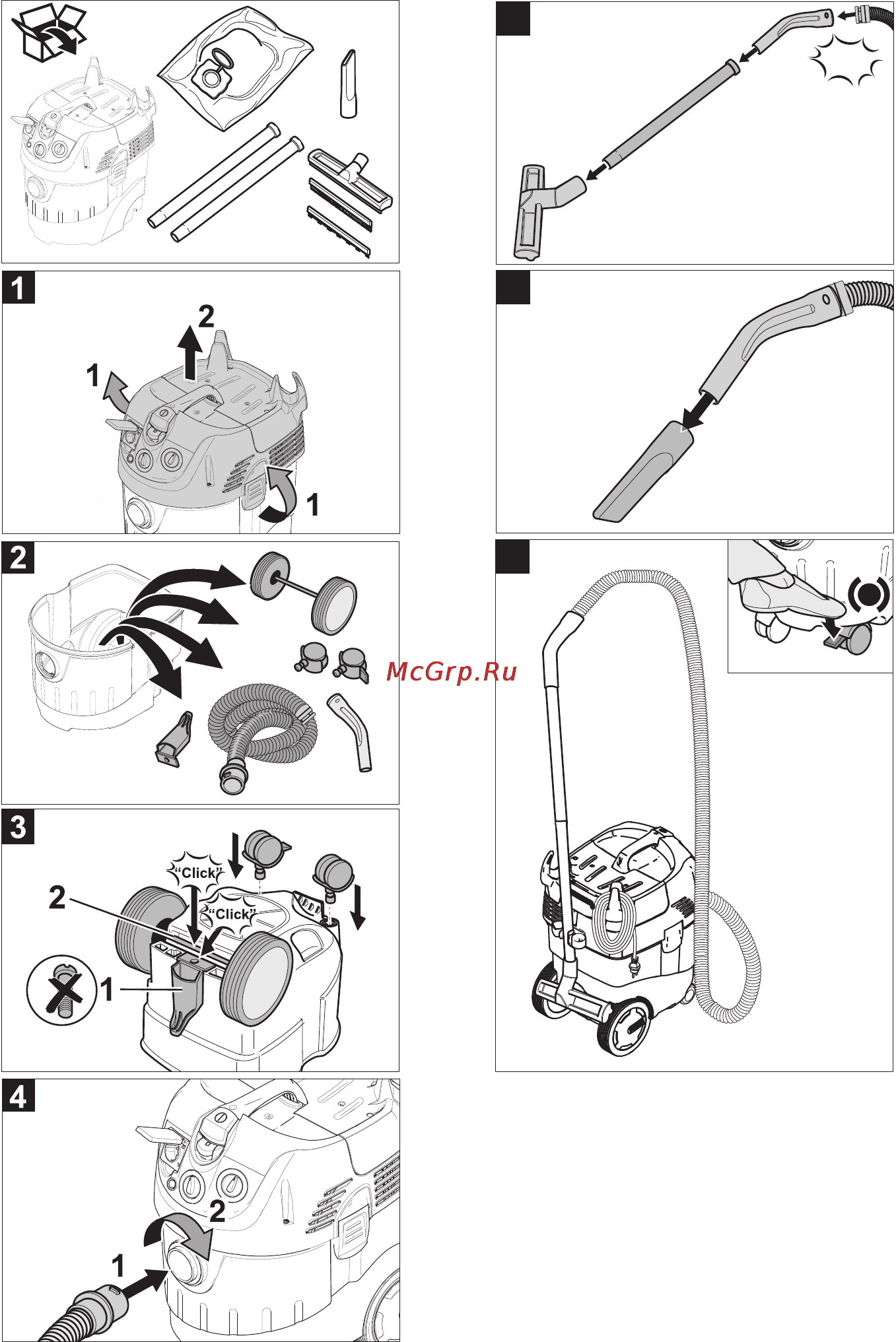Karcher NT 35/1 Tact Te H Инструкция по эксплуатации онлайн [4/288] 1466