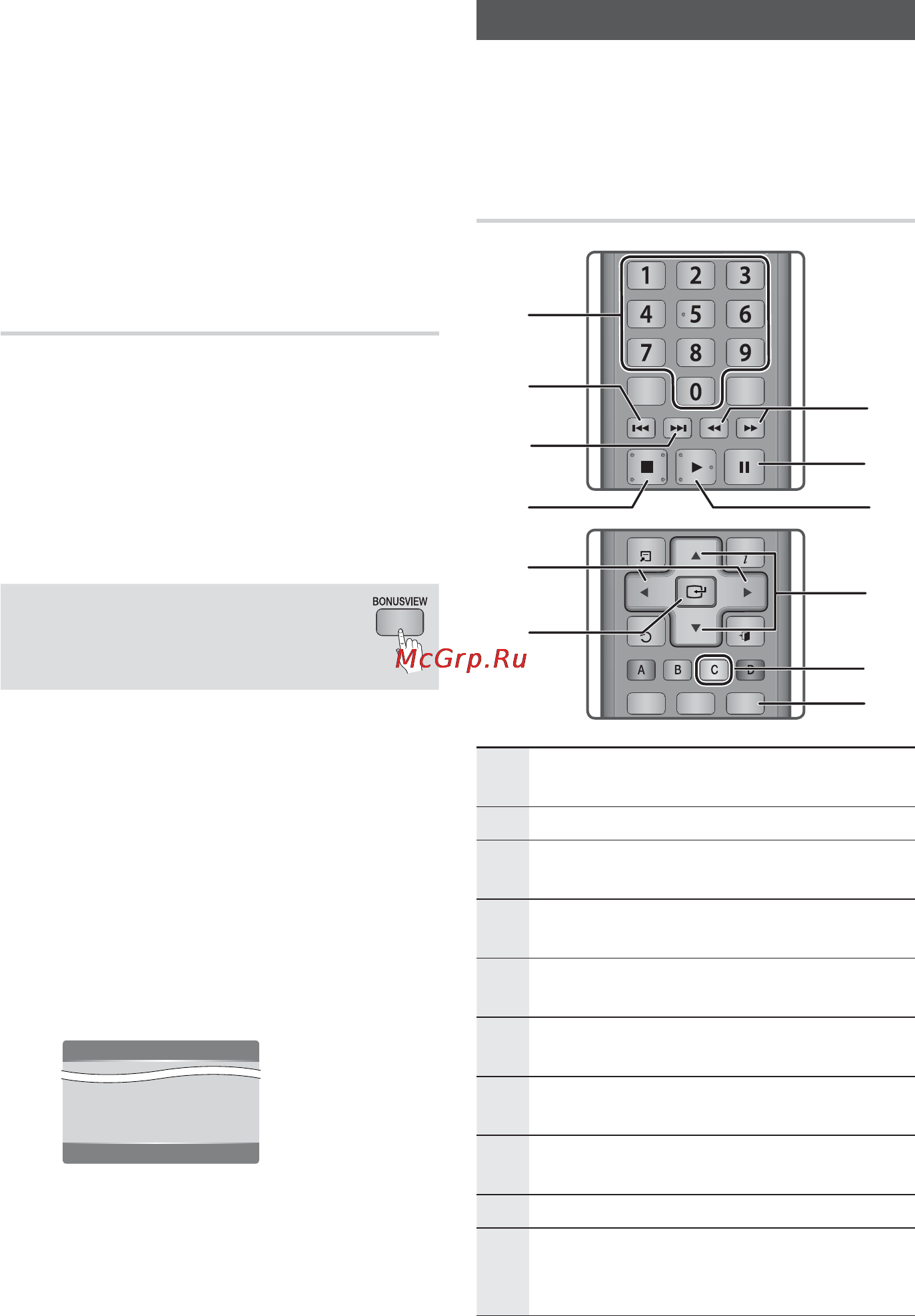 Samsung BD-C6900 [46/64] Основные функции