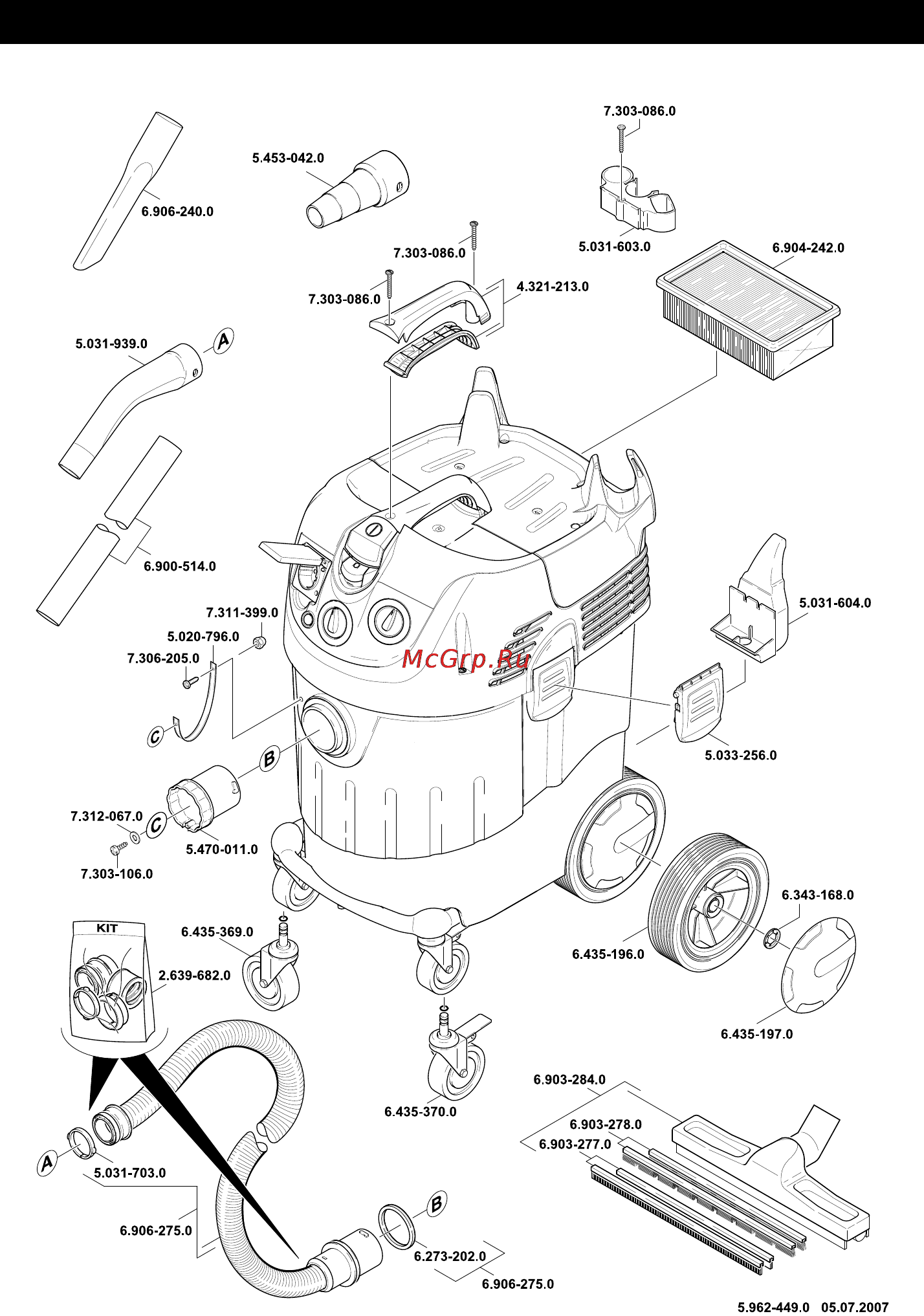 Karcher NT 45/1 Tact Te H [286/288] Nt 45 1 tact te h
