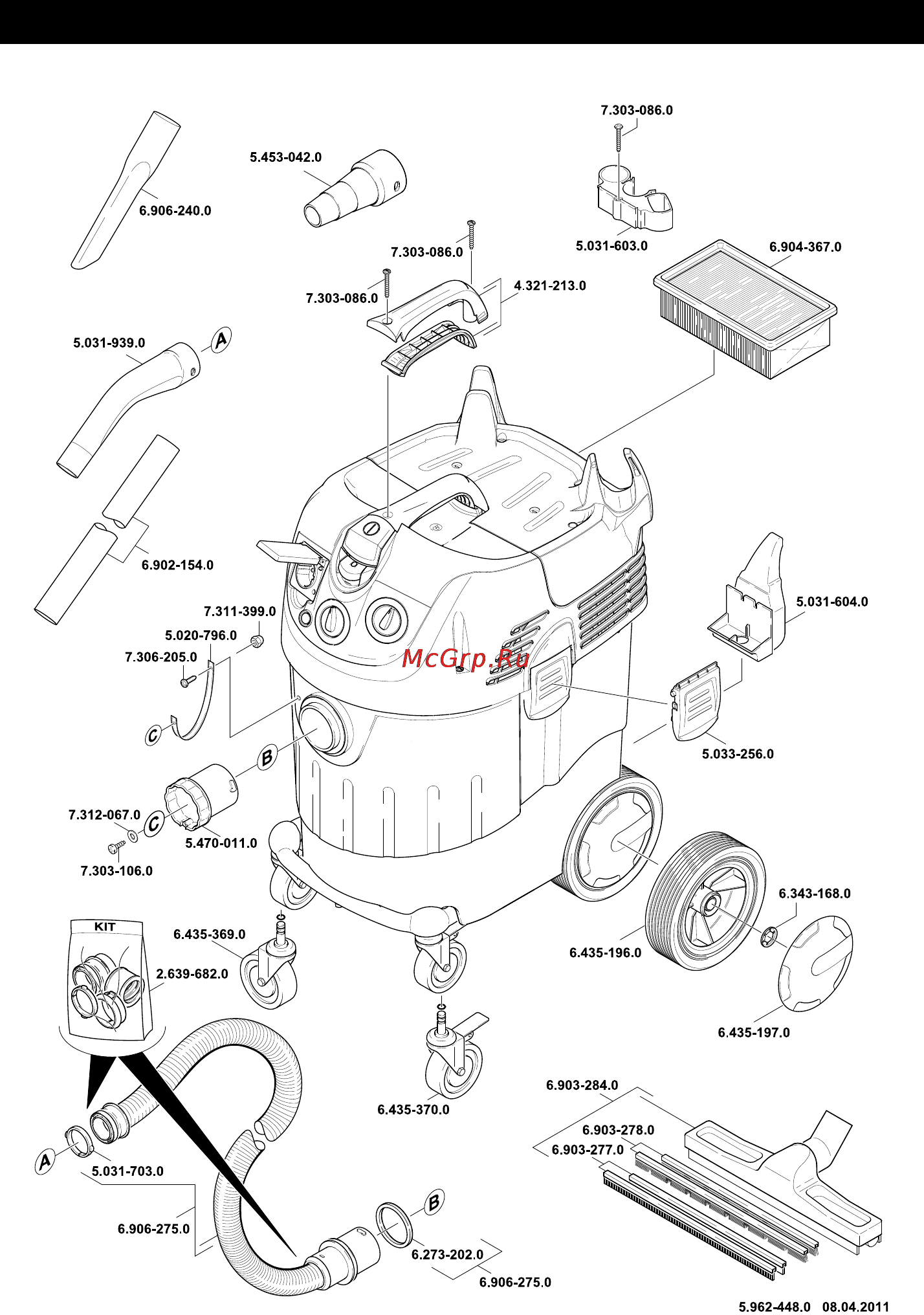 Karcher NT 45/1 Tact Te M Инструкция по эксплуатации онлайн [281/284] 1489