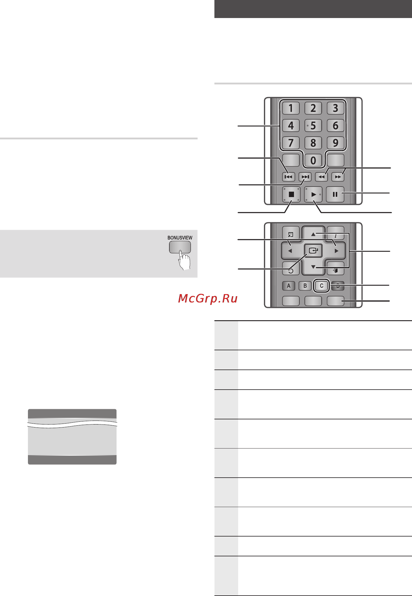 Samsung BD-C7500 [48/133] Basic functions