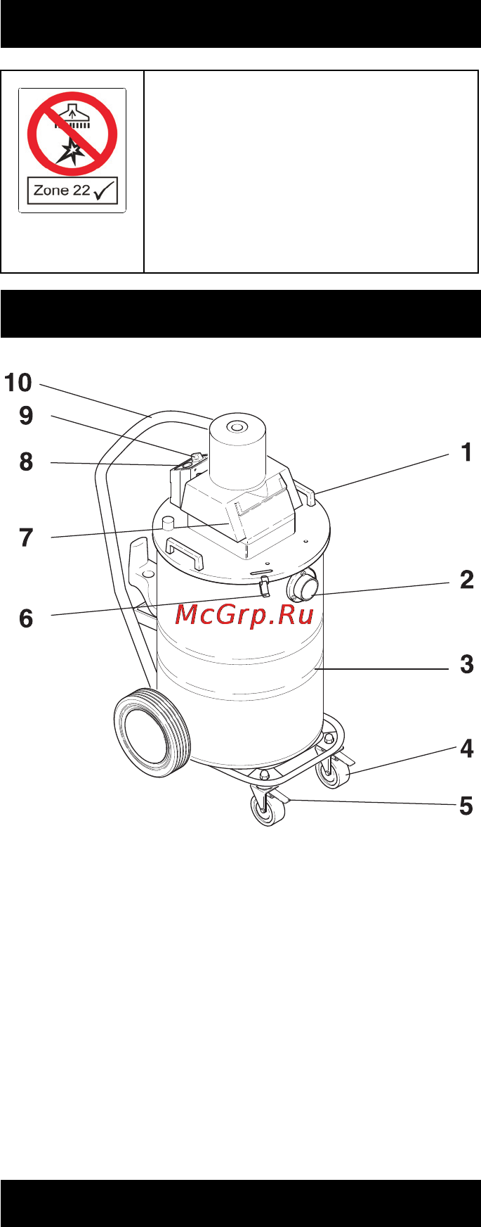Karcher NT 80/1 B1 M [160/188] Ohutusalased märkused