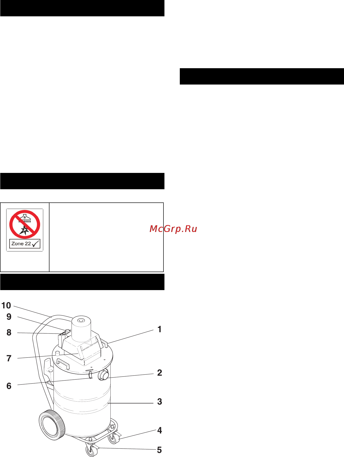 Karcher NT 80/1 B1 M [18/188] Consignes de sécurité