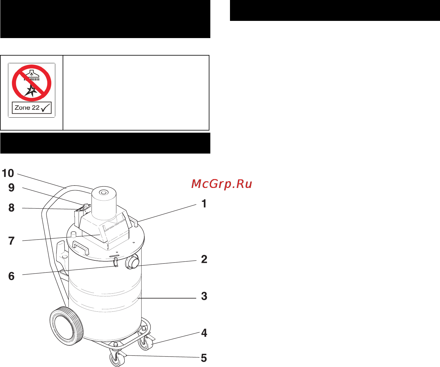 Karcher NT 80/1 B1 M [25/188] Norme di sicurezza