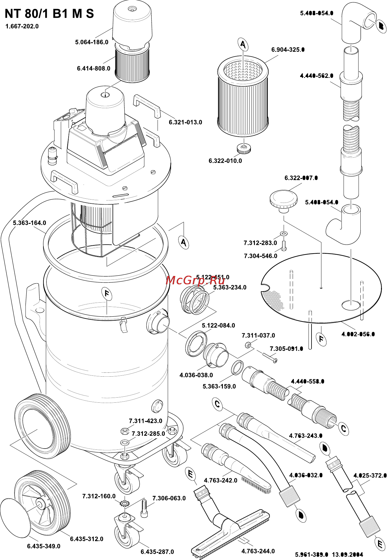 Karcher NT 80/1 B1 MS Инструкция по эксплуатации онлайн [120/124] 1512