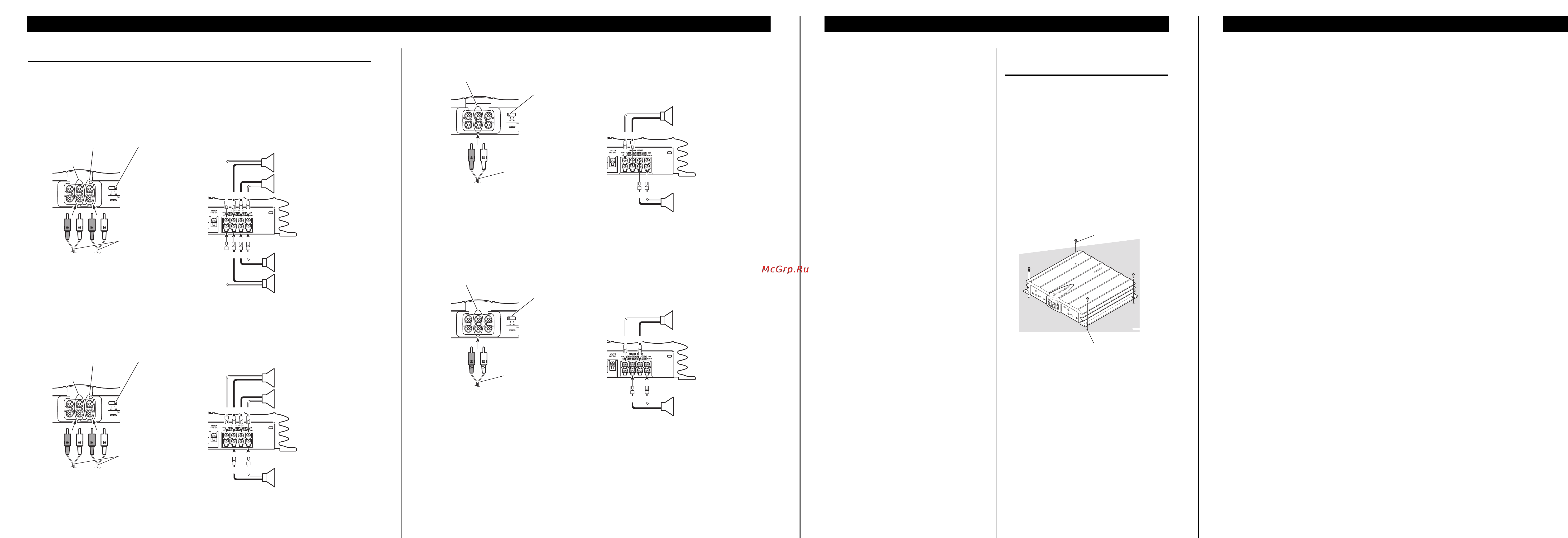 Pioneer GM-X944 [3/6] Four channel mode