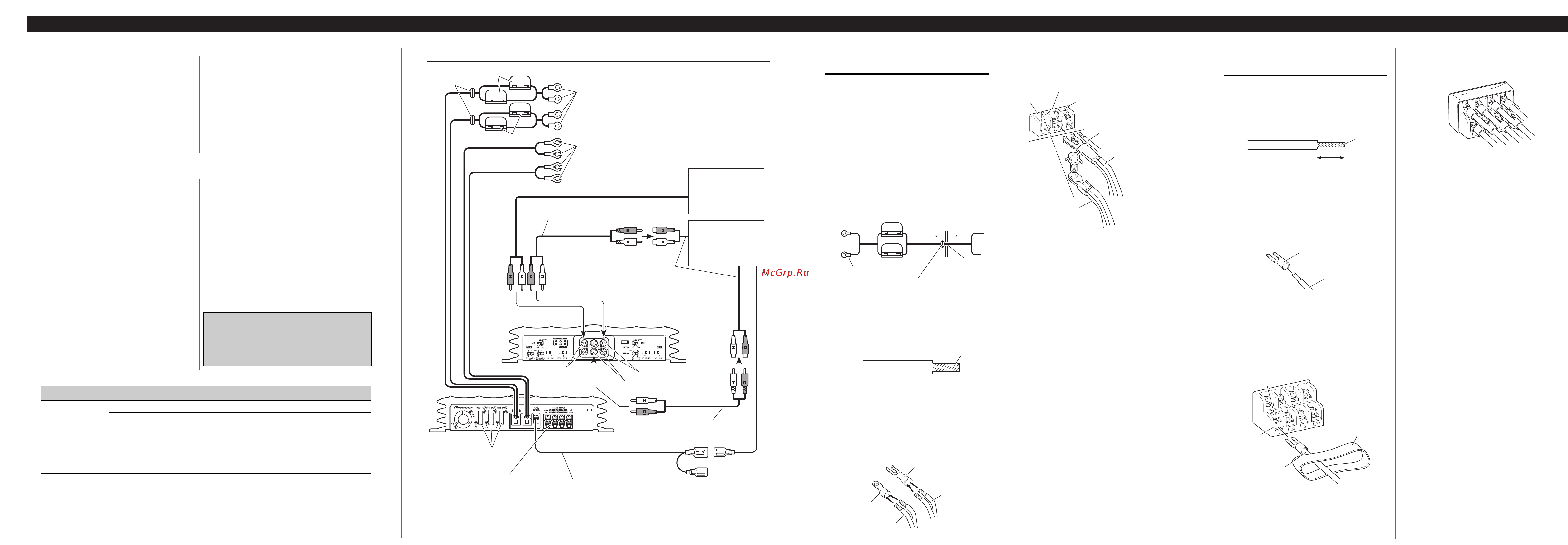 Pioneer GM-X944 [5/6] Conexión de la unidad