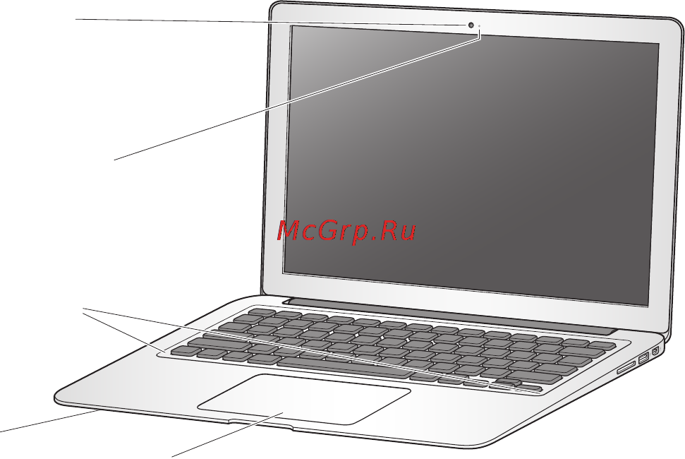 Apple MacBook Pro MC725AC18GRS/A [22/72] Основные функции macbook air