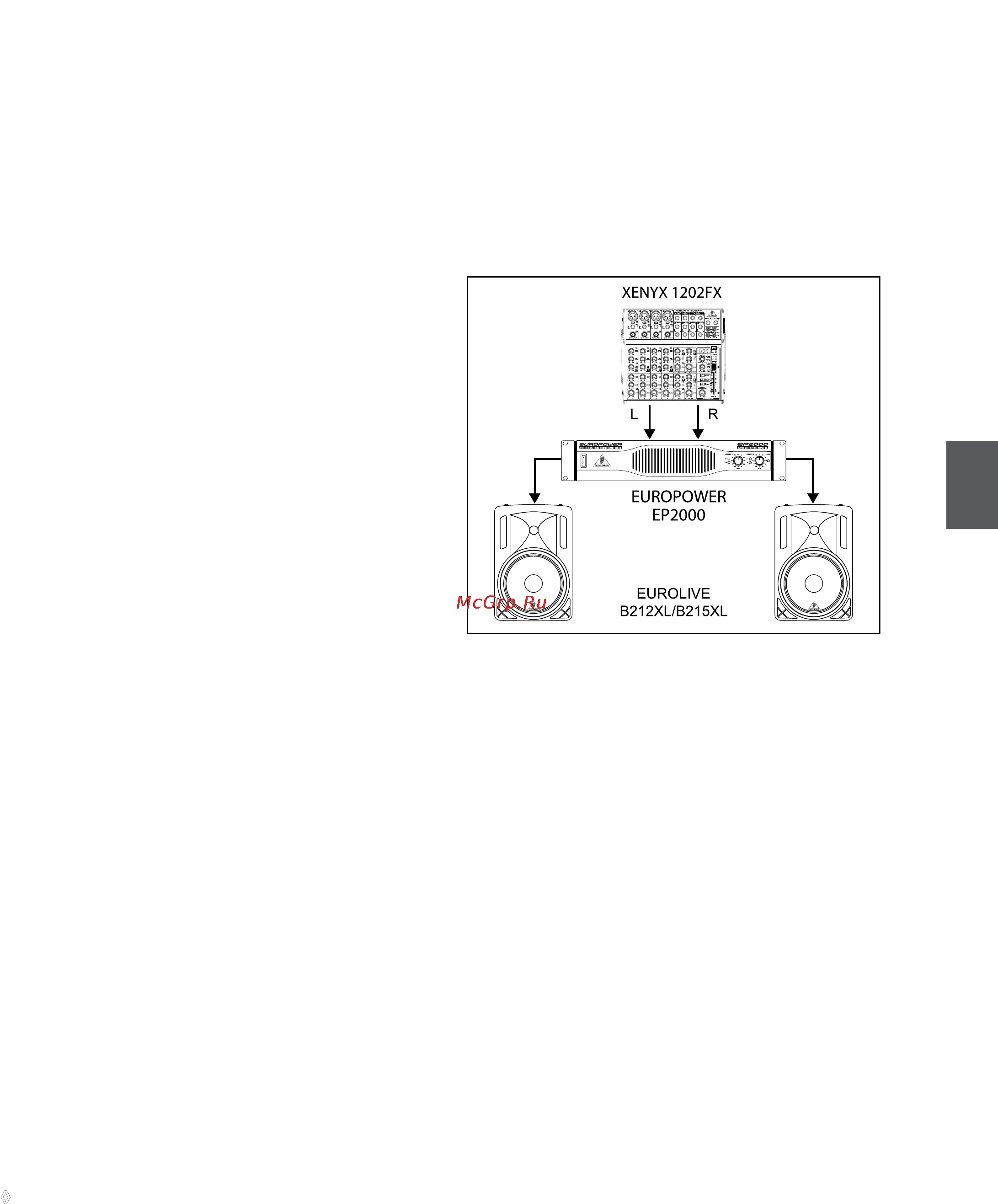 Behringer B215XL EUROLIVE [5/8] На что еще об рат ить 4 вниман ие