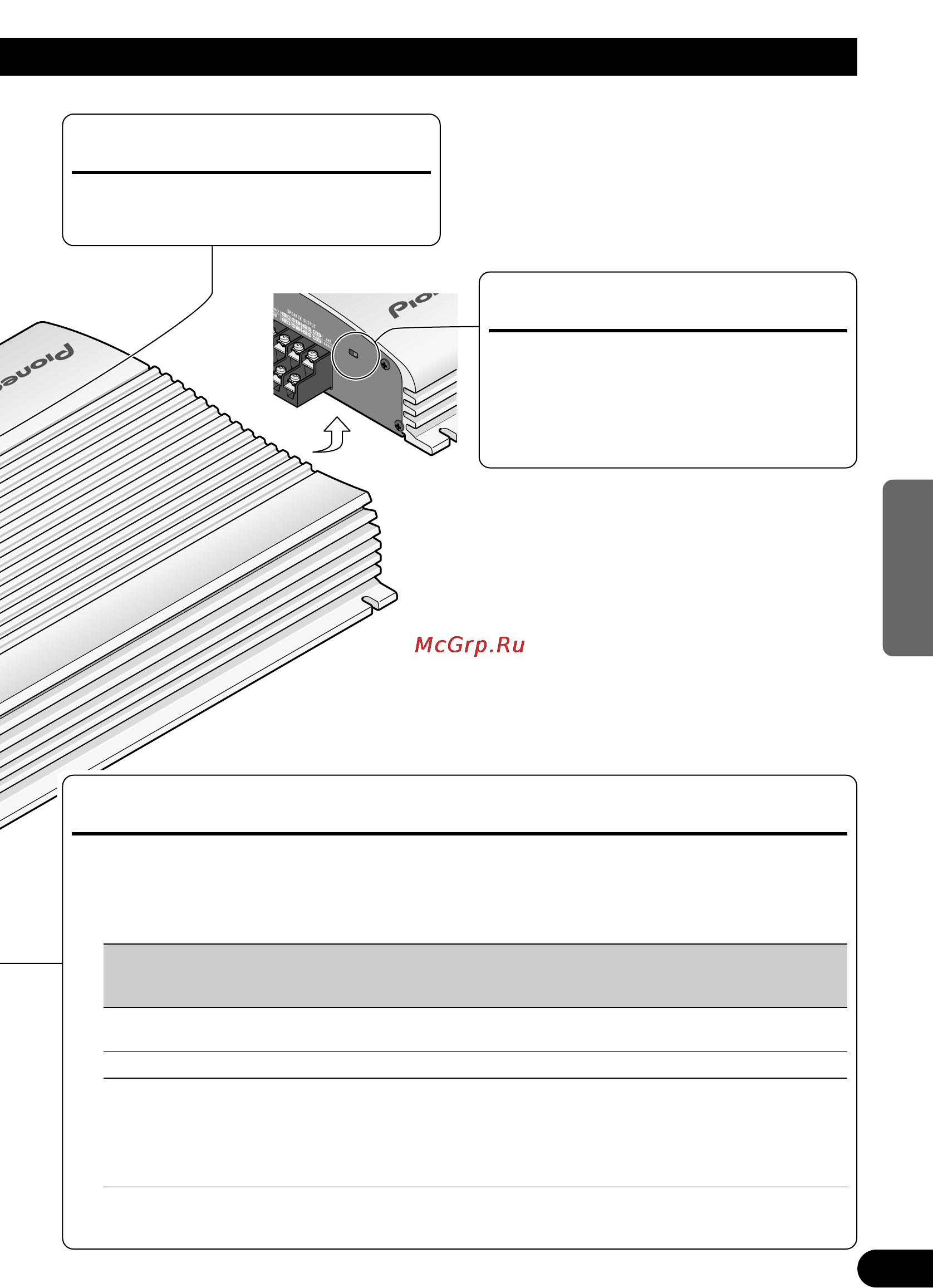 Pioneer GM-X564 [29/76] Interferenzschutzschalter bfc