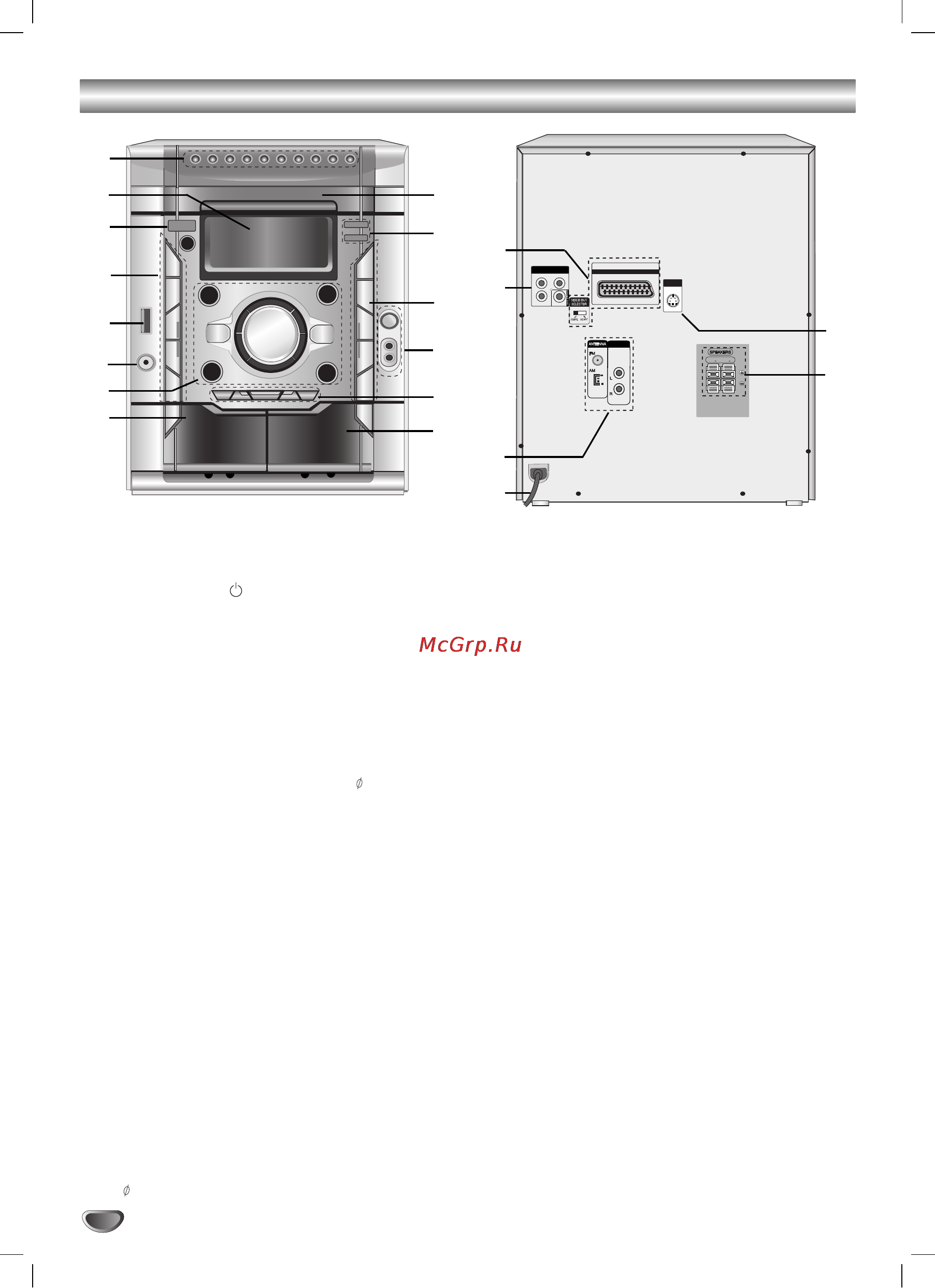 LG LM-K3560Q [4/34] Передняя панель задняя стенка