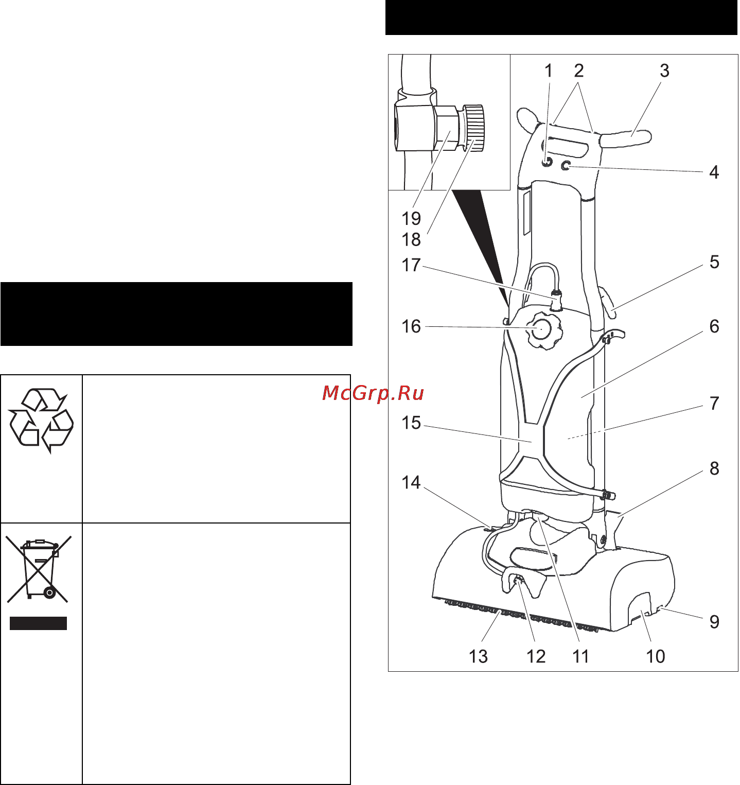 Karcher BRS 43/500C *EU [19/216] Eléments de commande