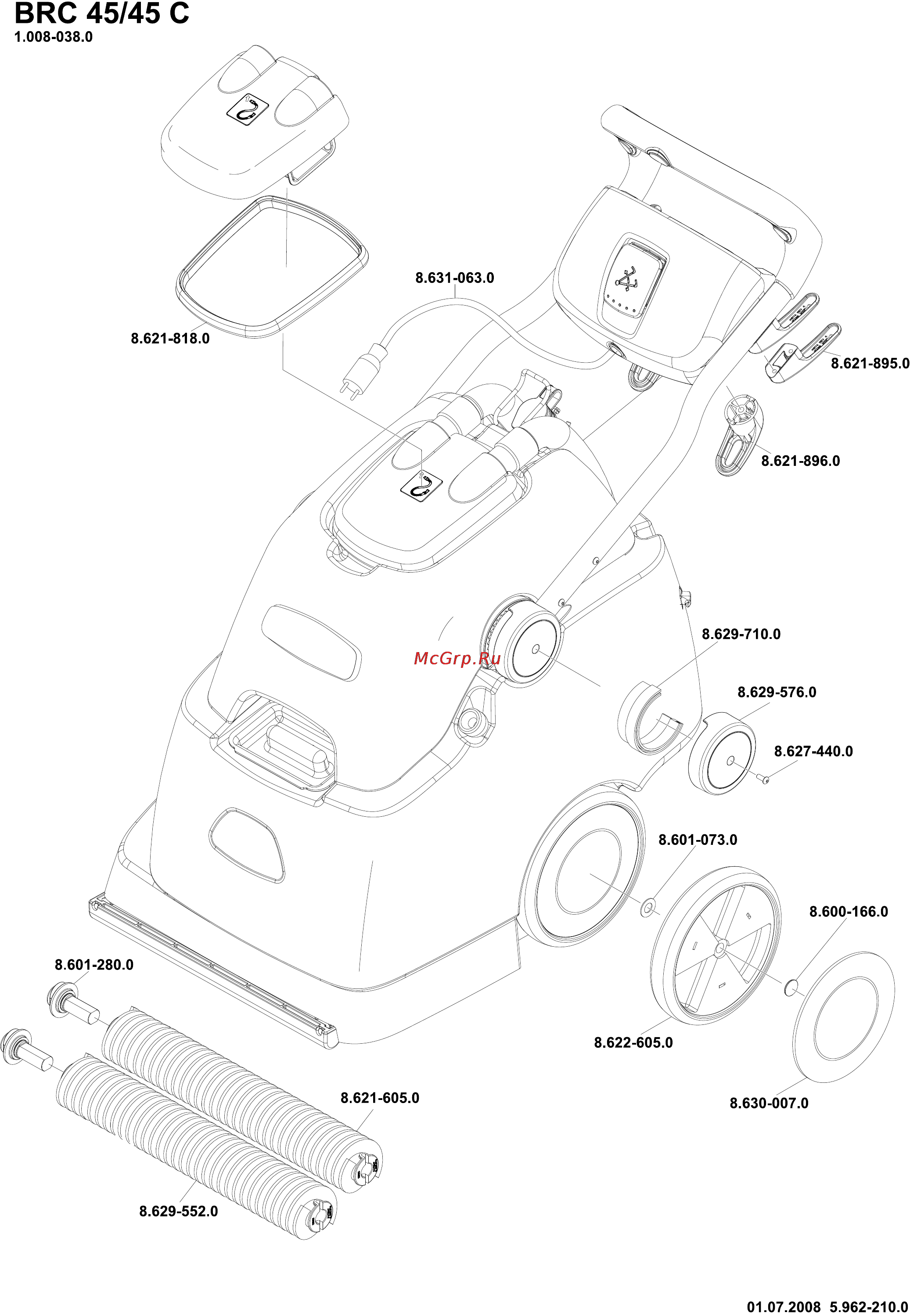 Karcher BRC 45/45 C Инструкция по эксплуатации онлайн [111/112] 1628