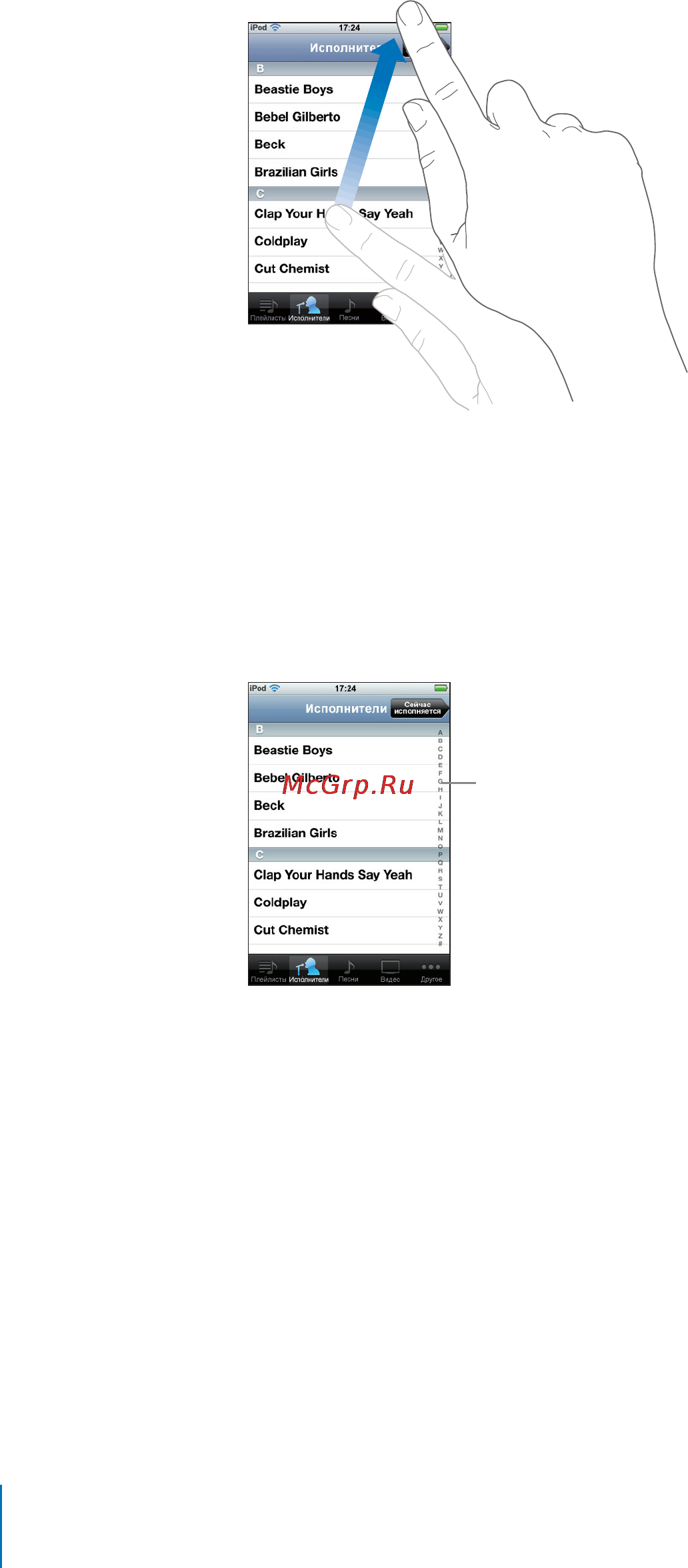 Apple iPod Touch 8GB MC540RP Инструкция по эксплуатации онлайн [18/99] 1643