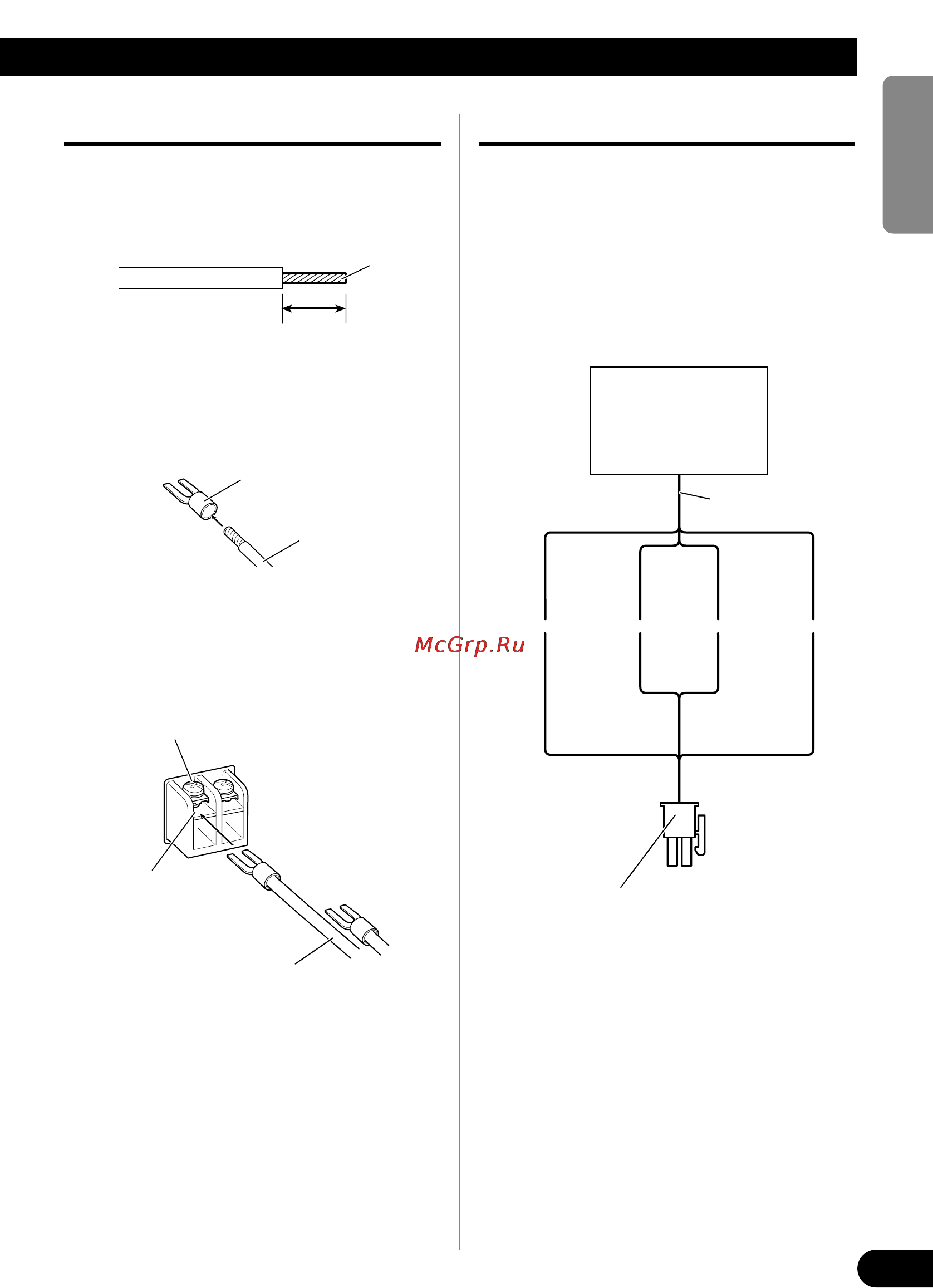 Pioneer GM-7300M [9/85] Connecting the speaker terminals