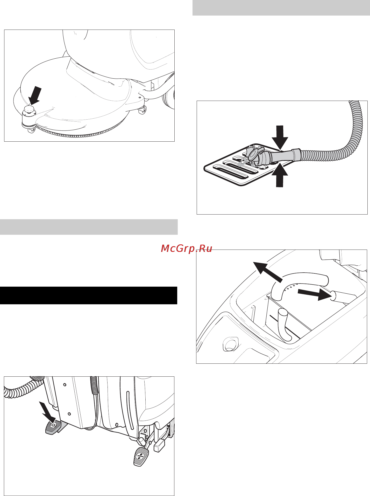 Karcher BDP 55/1900 W Bp Pack [105/242] Standse og stille til siden
