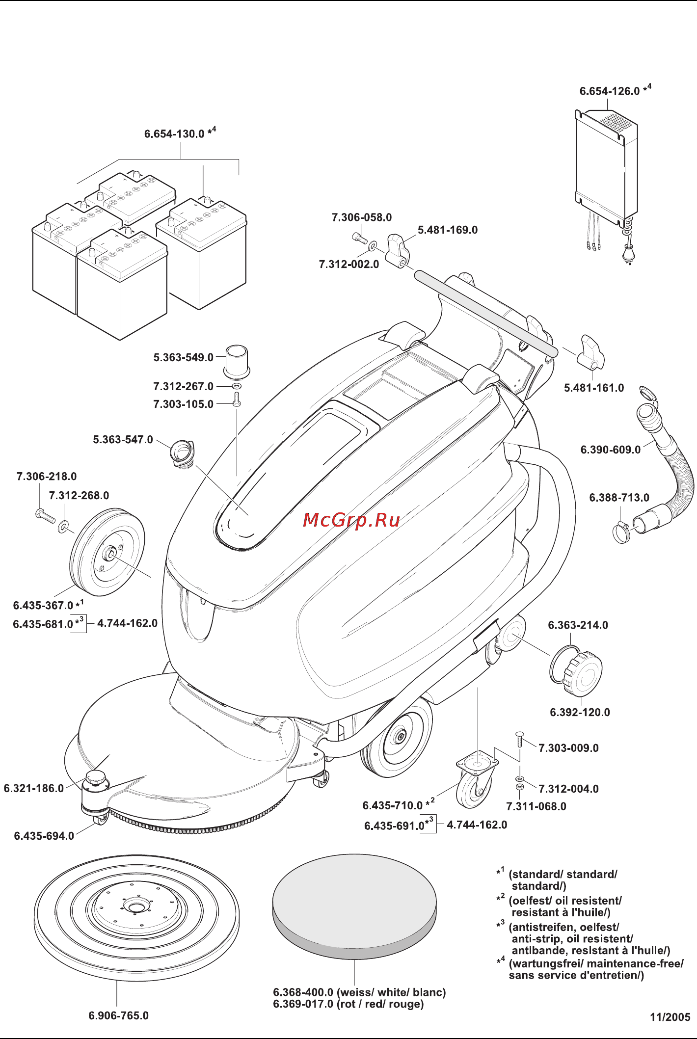 Karcher BDP 55/1900 W Bp Инструкция по эксплуатации онлайн [242/242] 1676
