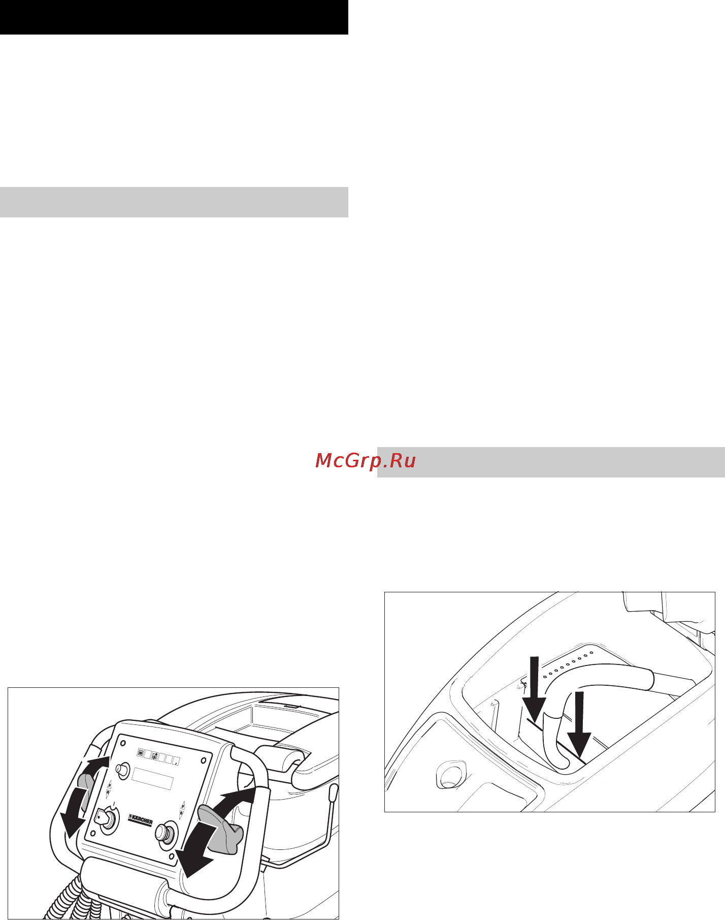 Karcher BDP 55/1900 W Bp Pack [91/242] Funcionamento