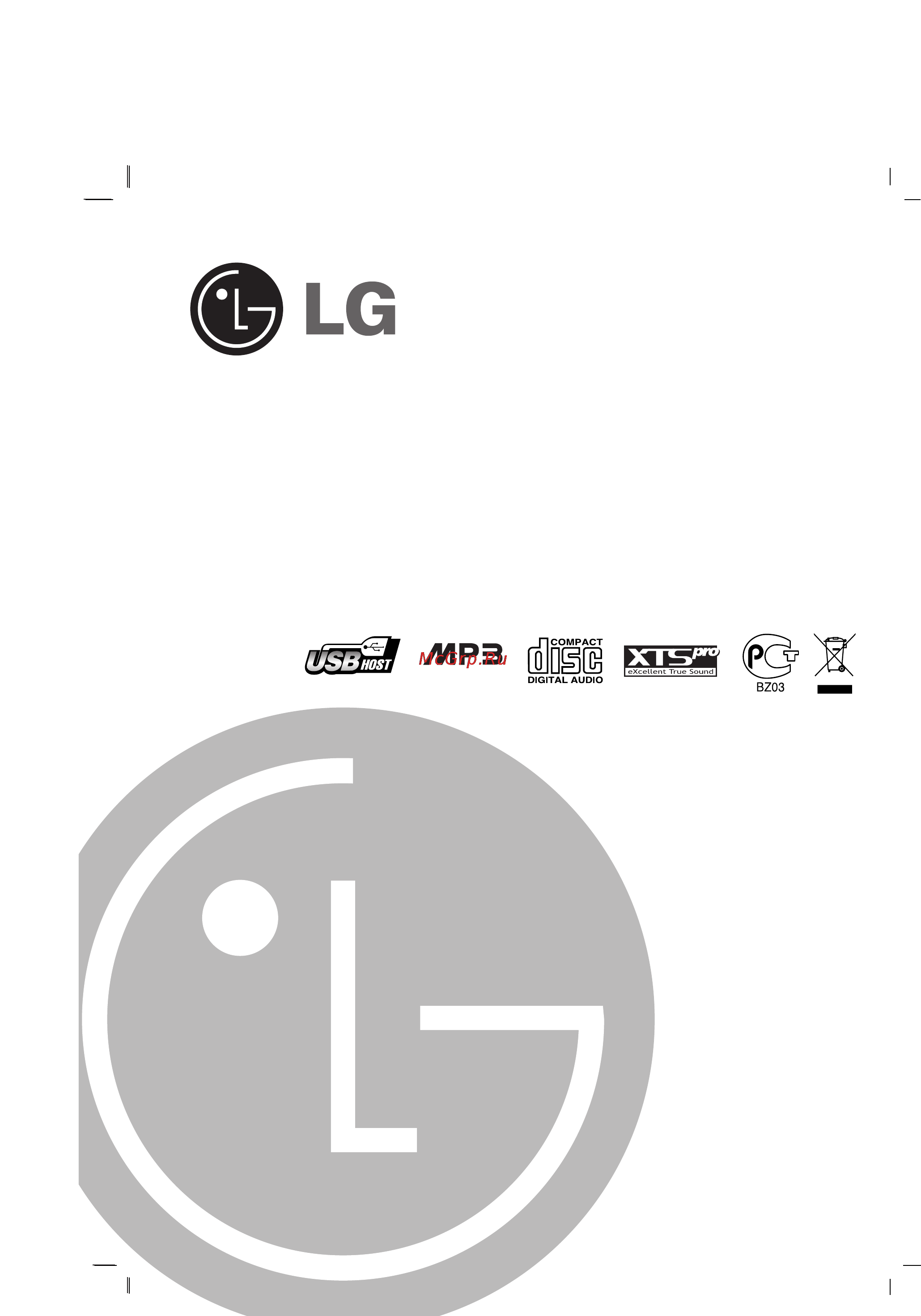 LG LF-U850 Инструкция по эксплуатации онлайн