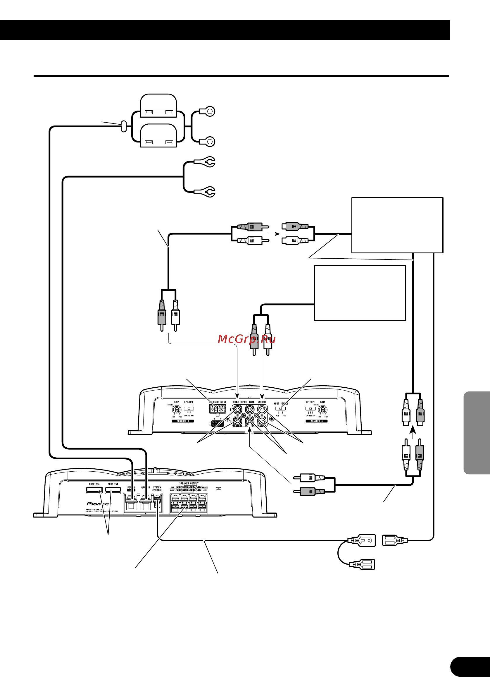 Pioneer GM-6200F [55/86] Italiano