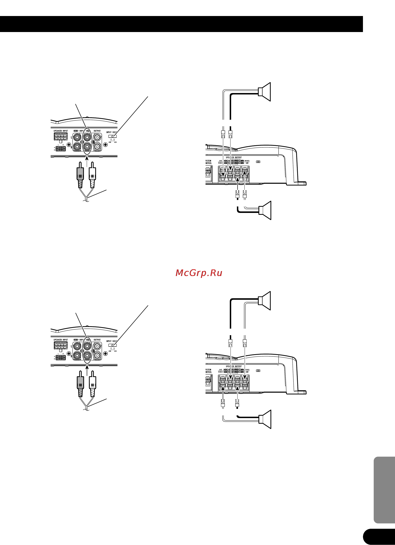 Pioneer GM-6200F [83/86] Двухканальный режим моно