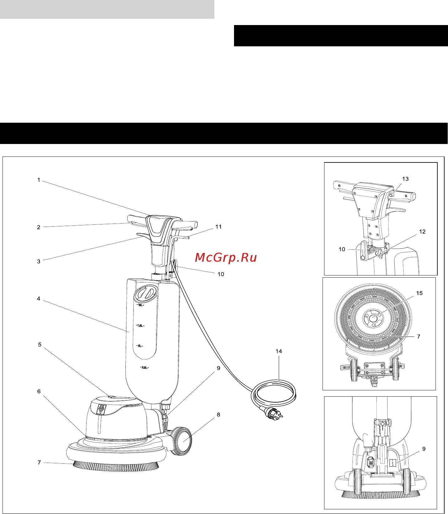 Karcher BDS 33/190 C [155/268] Elementy urządzenia
