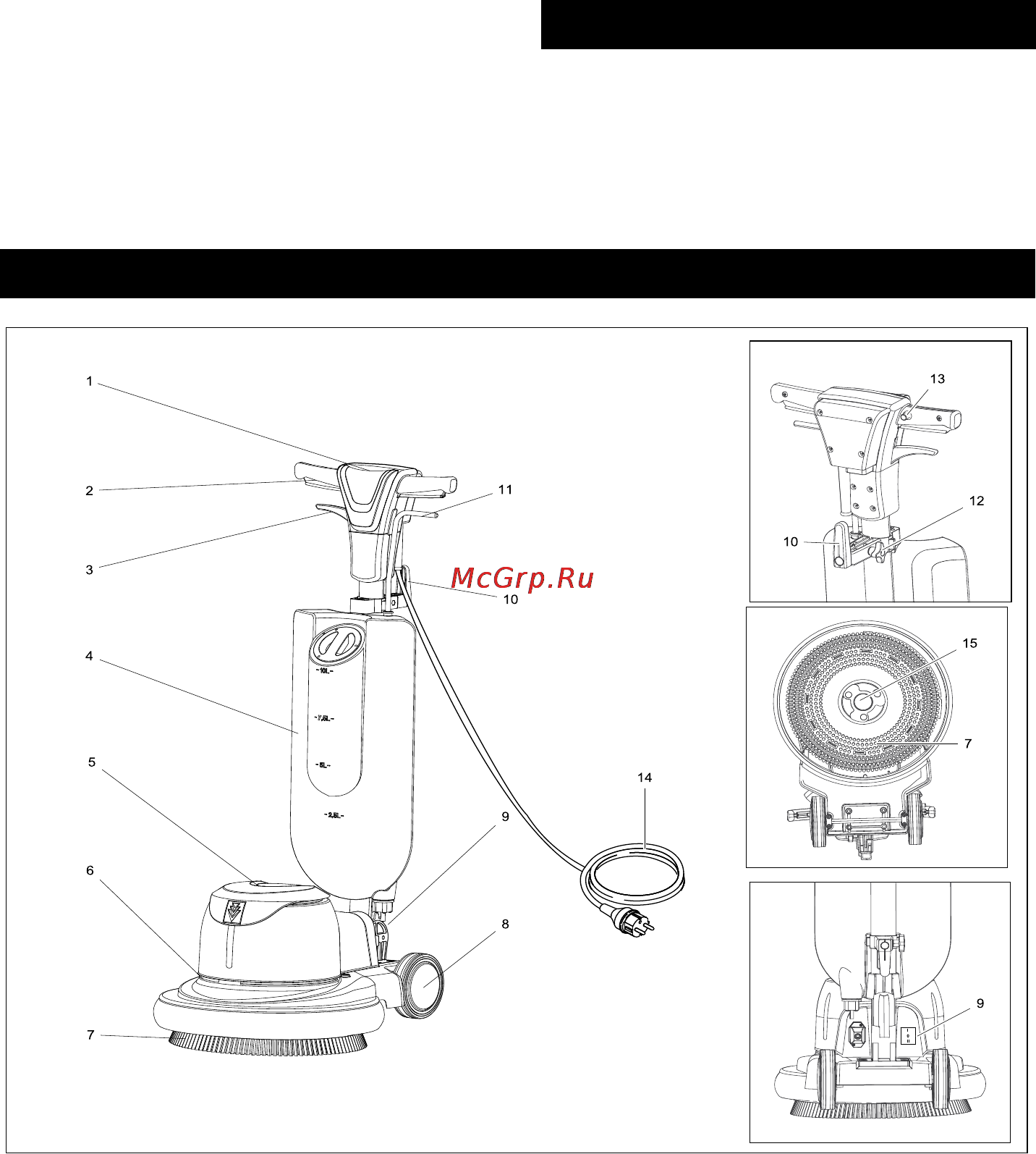 Karcher BDS 33/190 C [163/268] Elementele aparatului