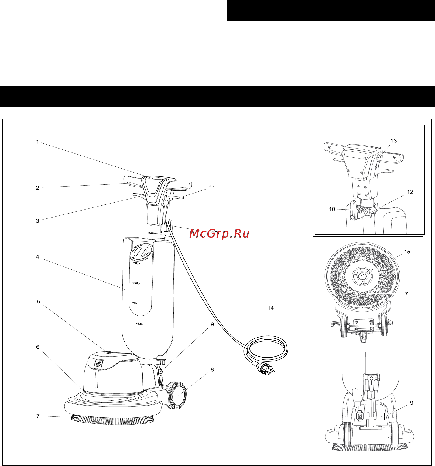 Karcher BDS 33/190 C [218/268] Aparāta elementi