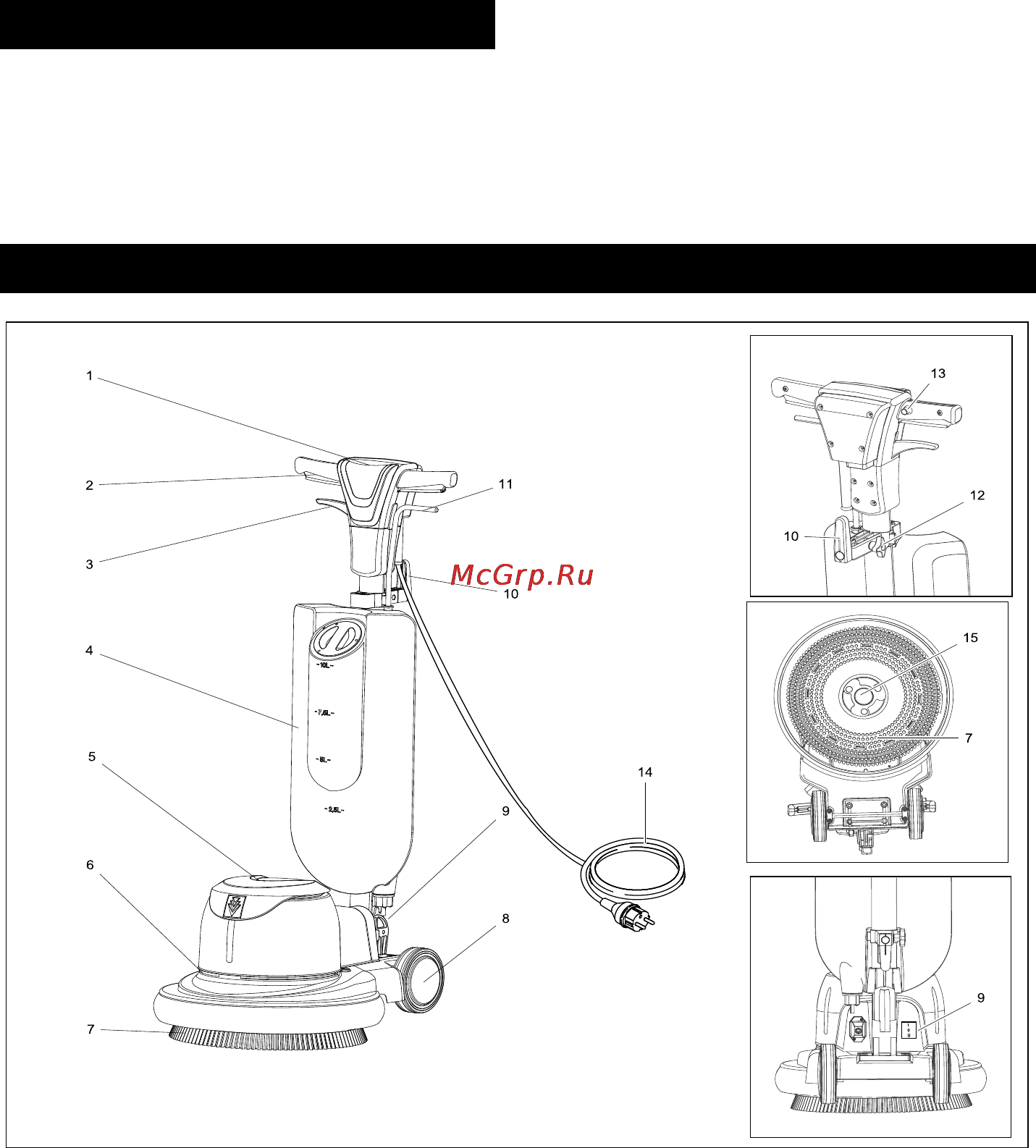Karcher BDS 33/190 C [76/268] Maskinorganer
