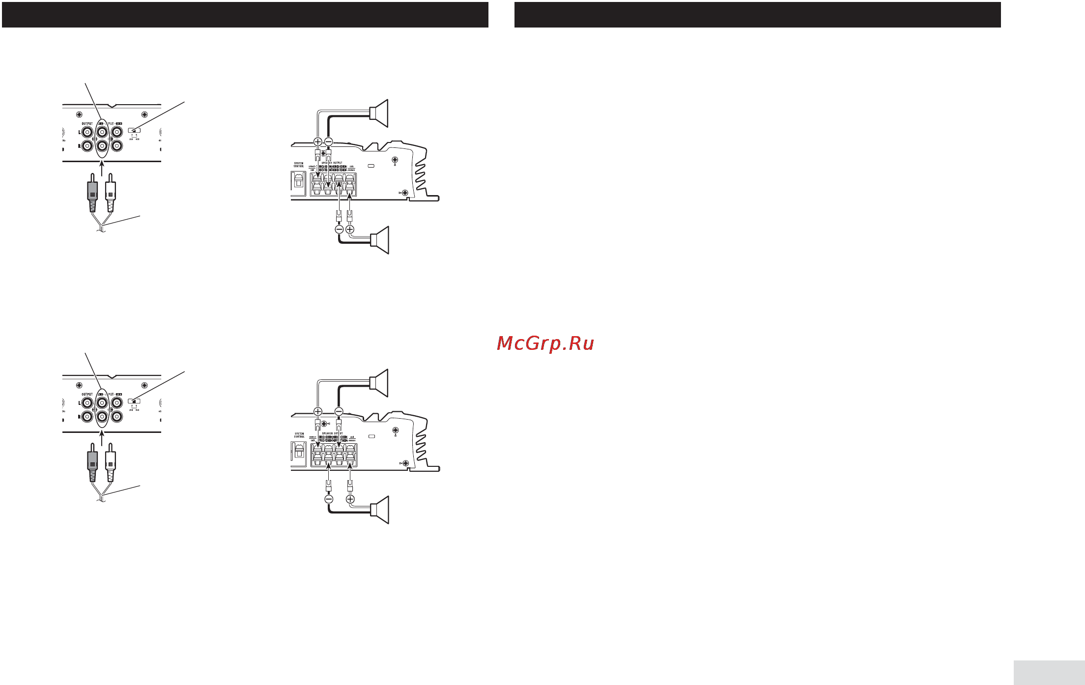 Pioneer GM-6000F [7/11] Подключение аппарата