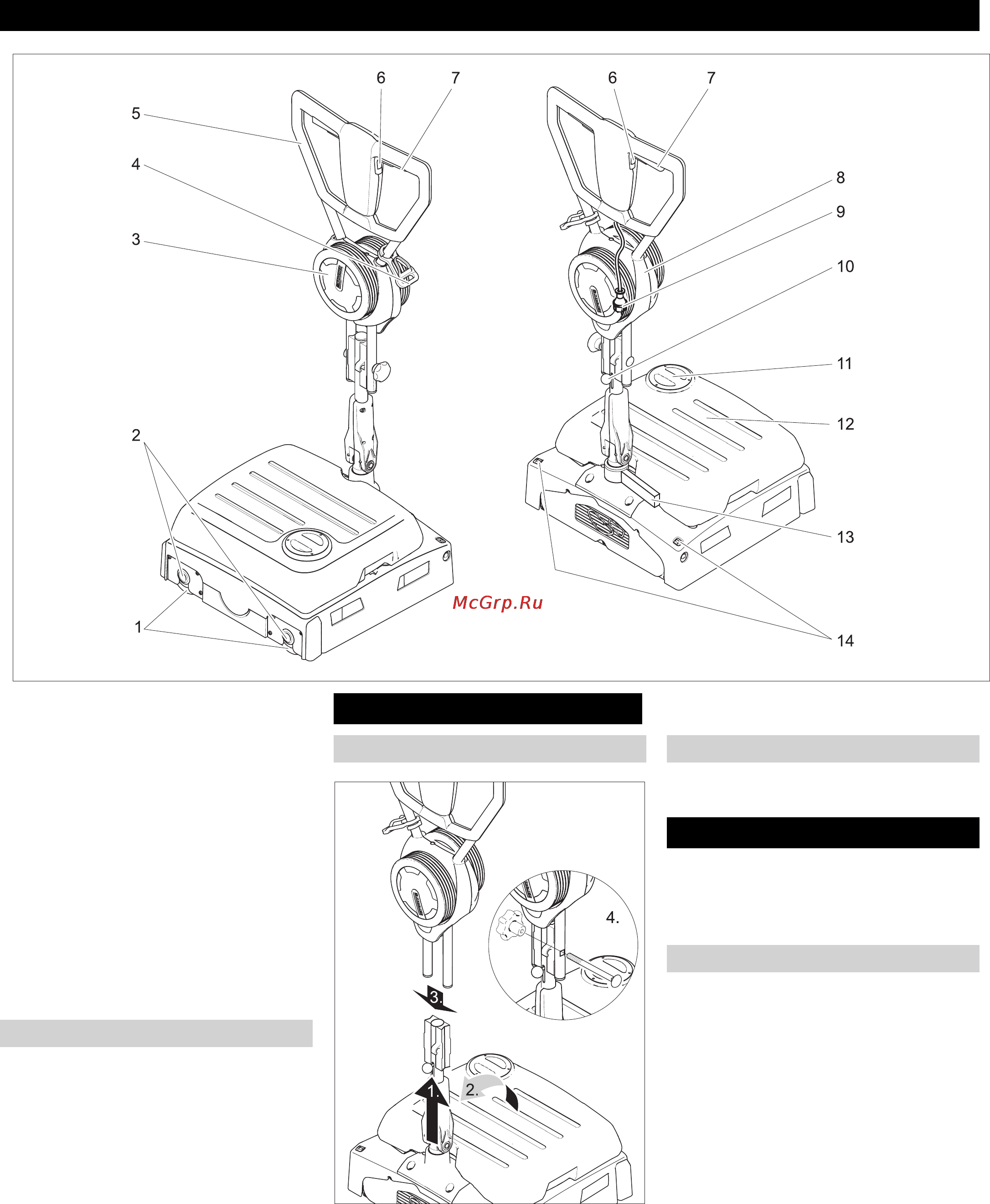 Karcher BRS 40/1000C *EU [89/168] Kezelési elemek