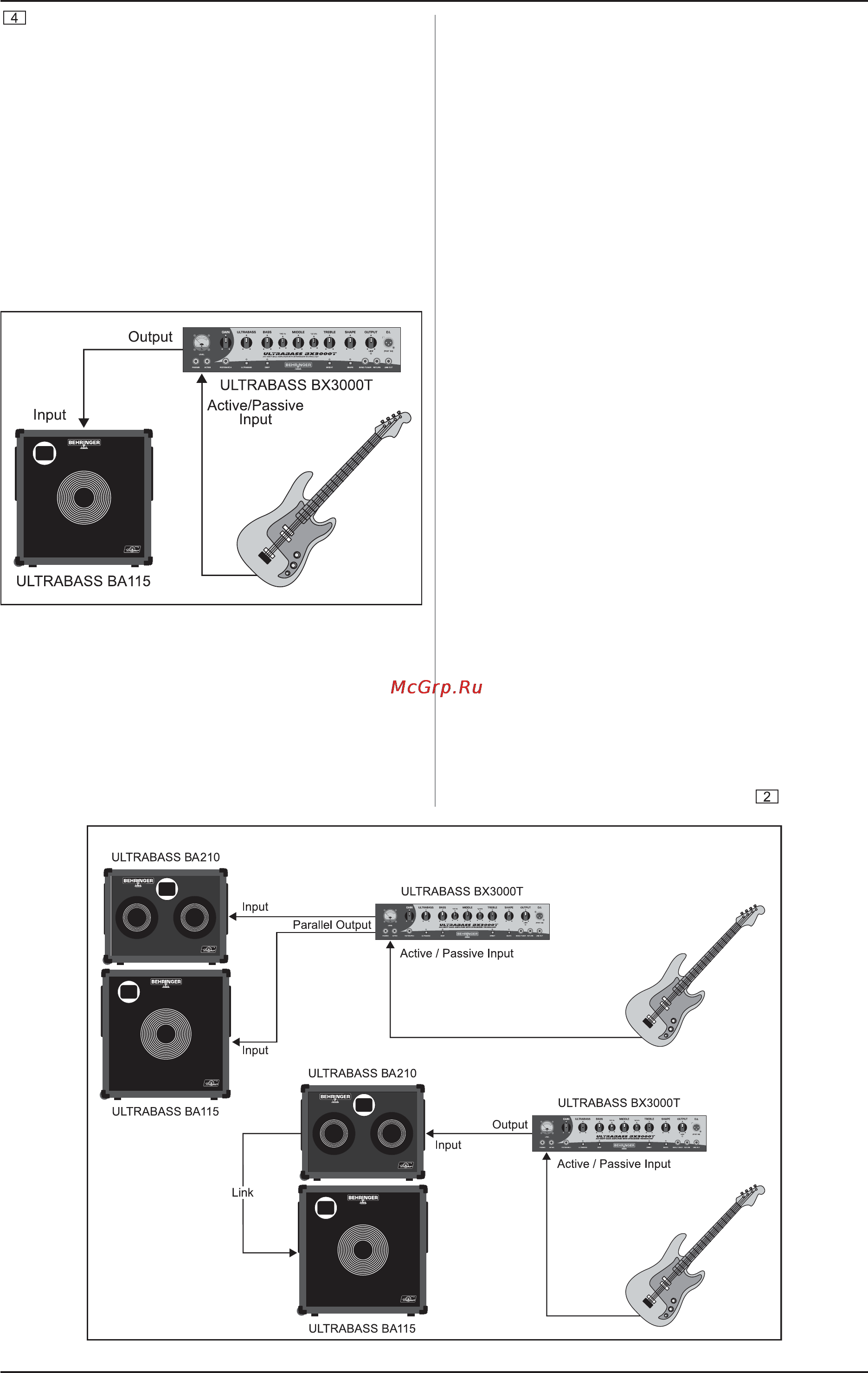 Behringer BA 115 ULTRABASS [4/7] Примеры применения