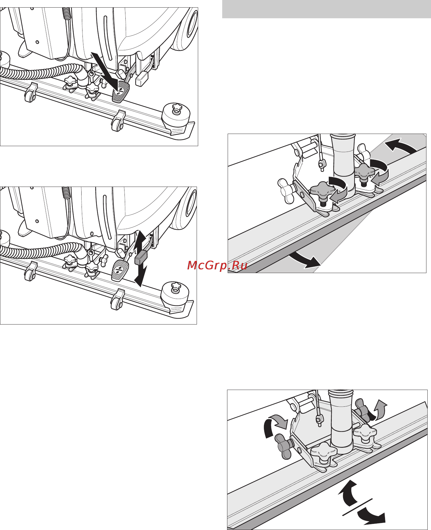 Karcher B 60 W Bp Dose [71/550] Regolare la barra di aspirazione