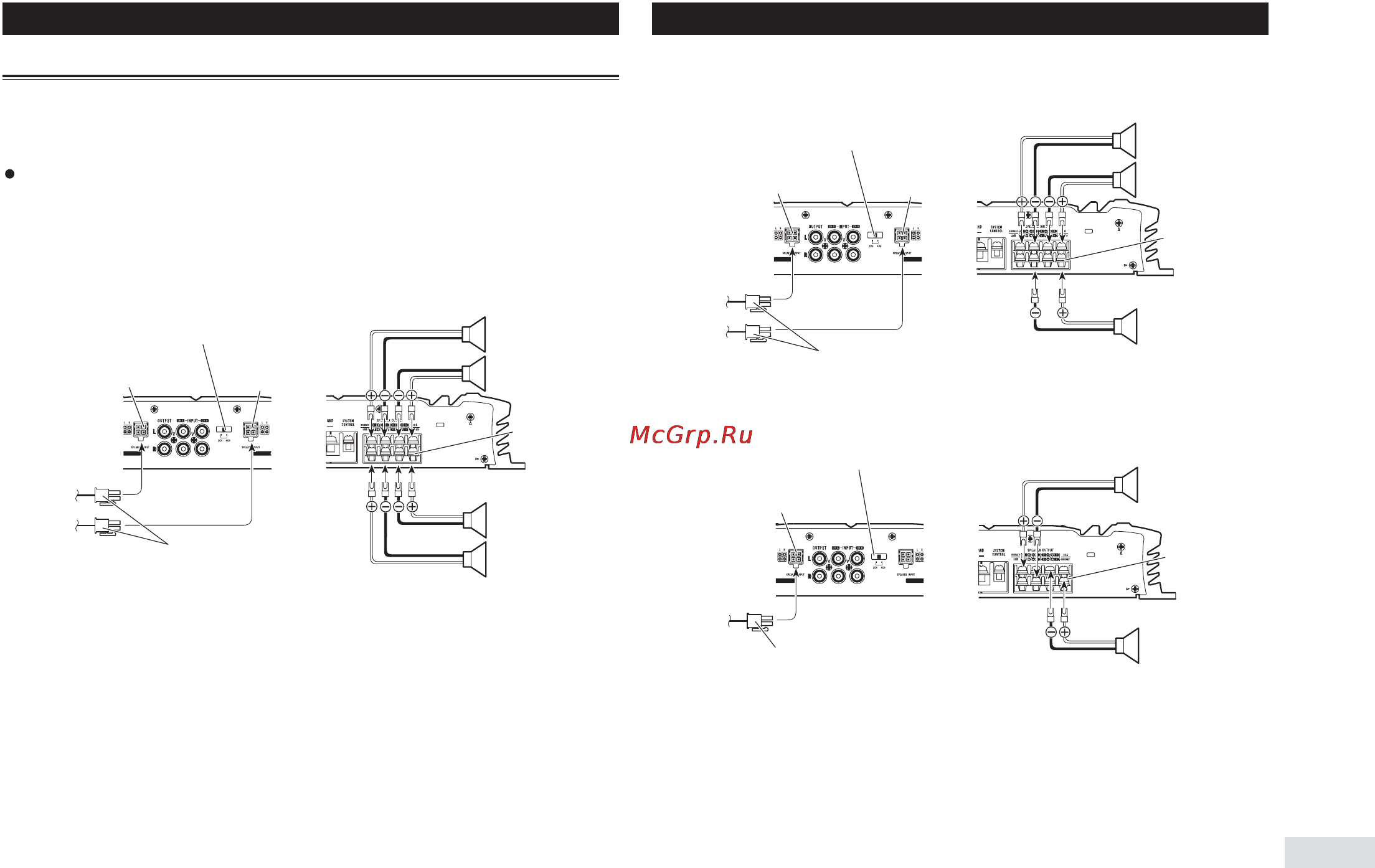 Pioneer GM-4000F [7/12] Подключение аппарата