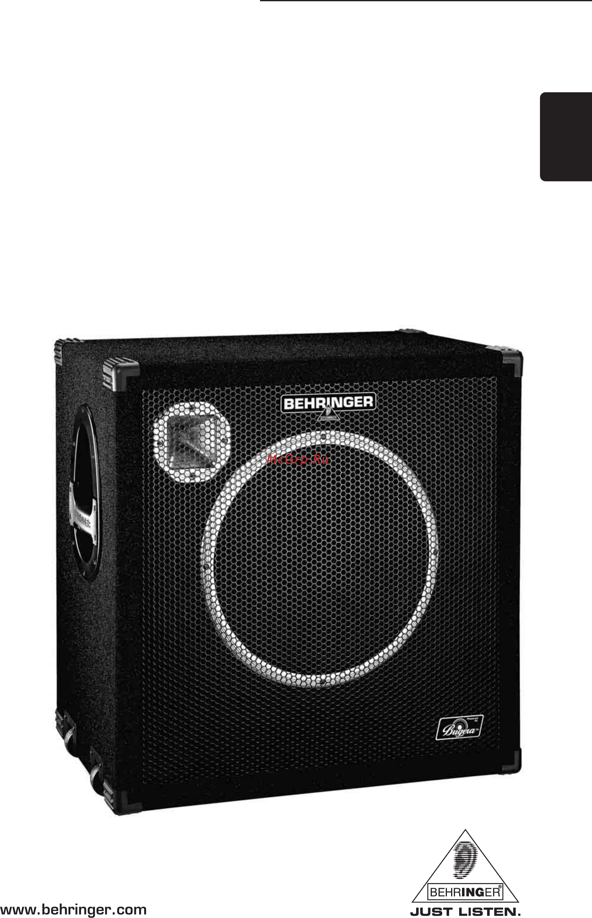 Behringer BB115 Инструкция по эксплуатации онлайн