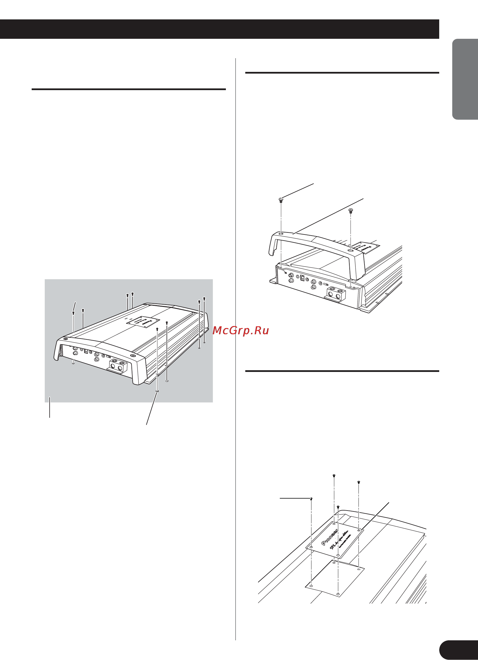 Pioneer PRS-D2000SPL [17/128] Changing the direction of the badge