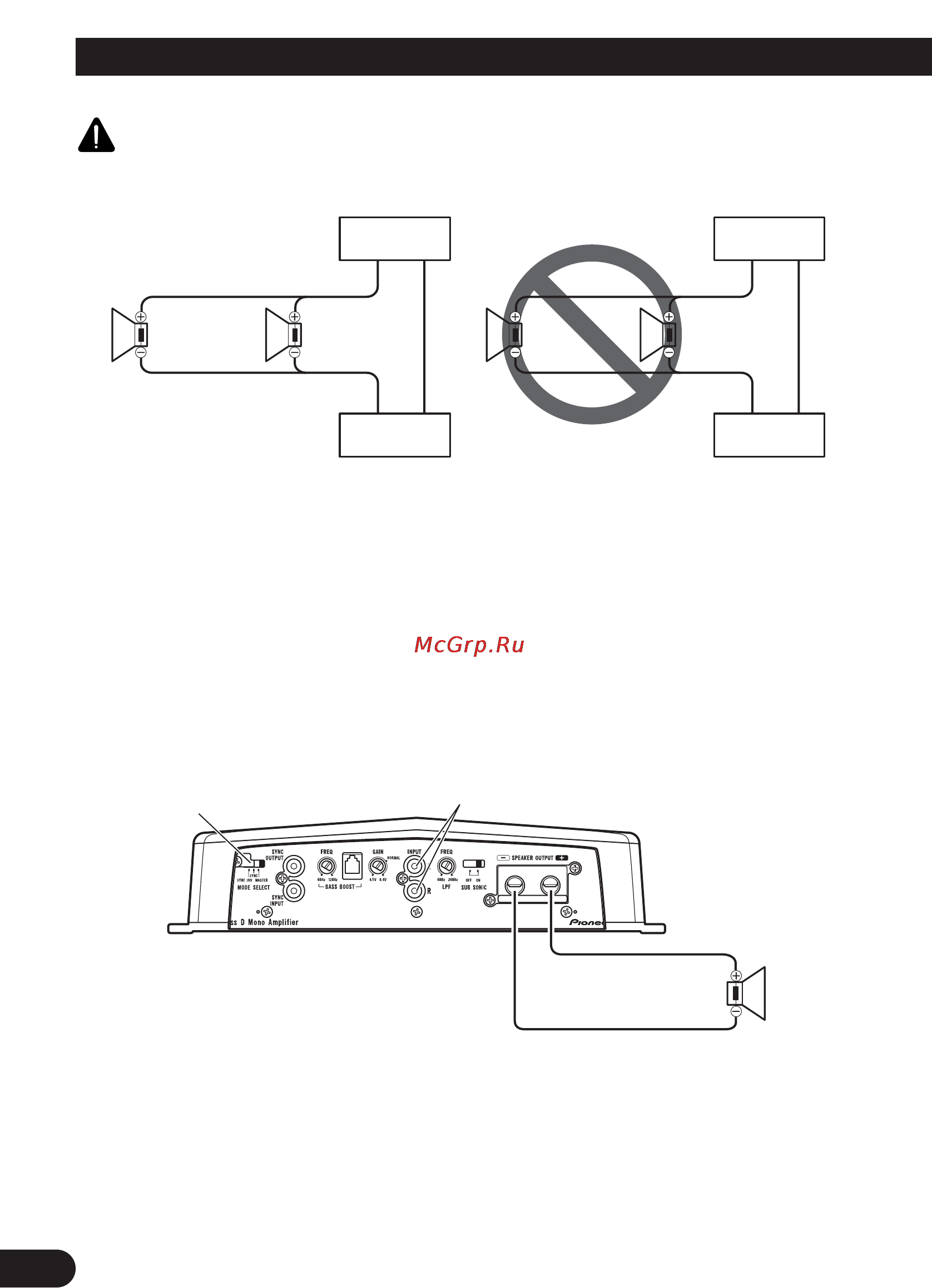 Pioneer PRS-D1200SPL [30/128] Conexión de la unidad