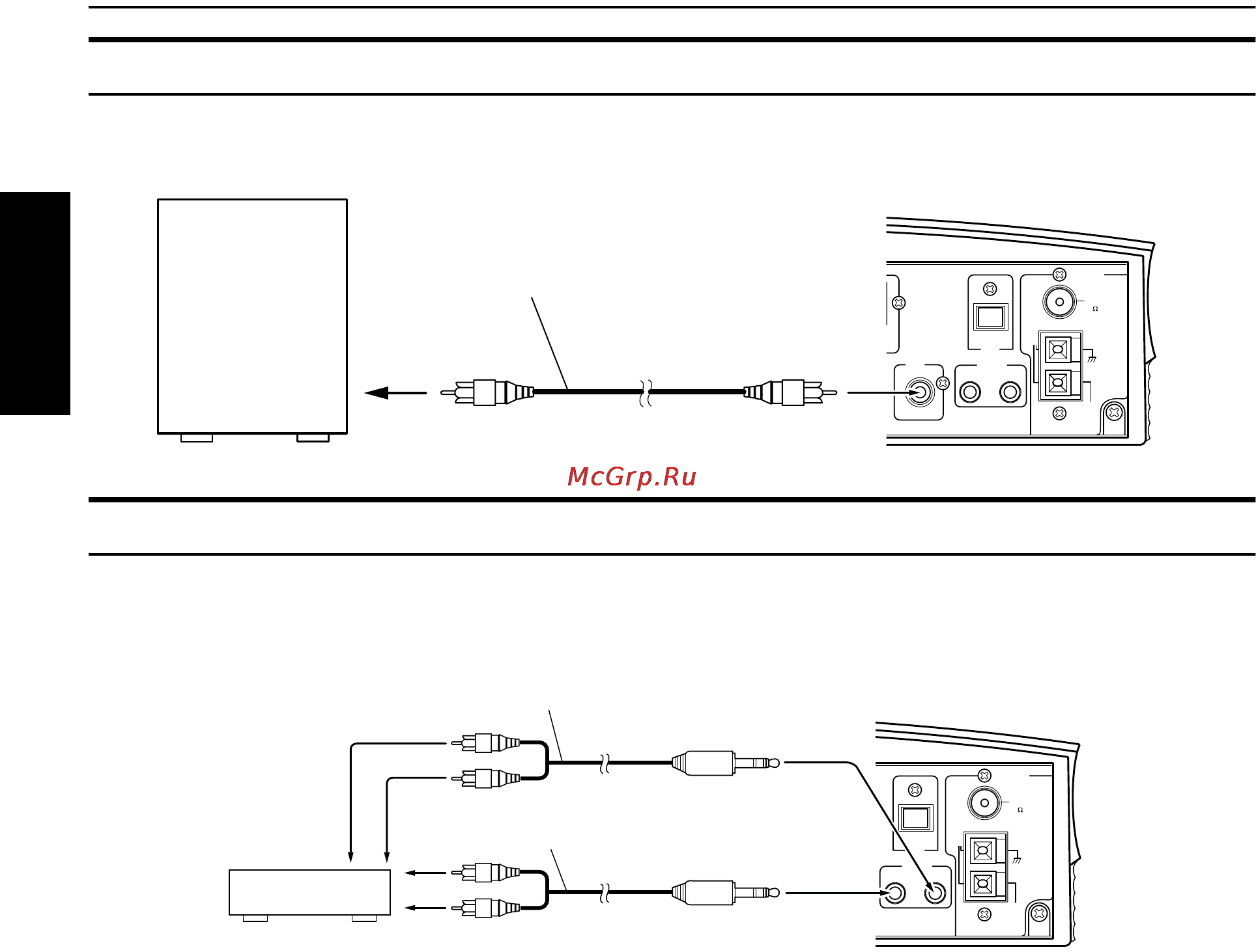 JVC VS-DT7R [41/122] Podłączanie subwoofera podłączanie subwoofera podłączanie subwoofera podłączanie subwoofera