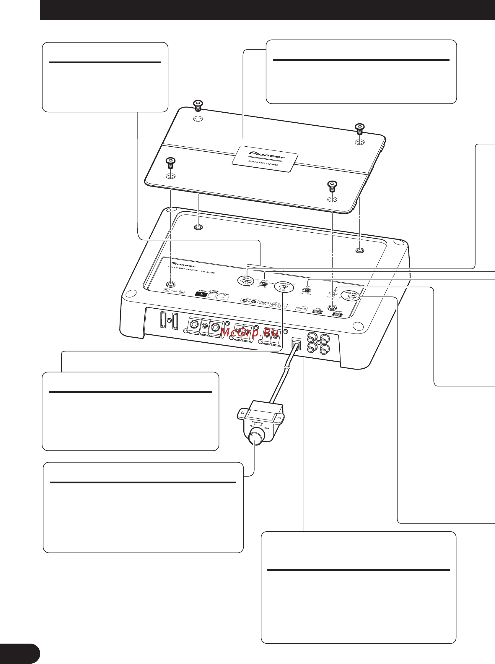Pioneer PRS-D1200M [4/114] Setting the unit