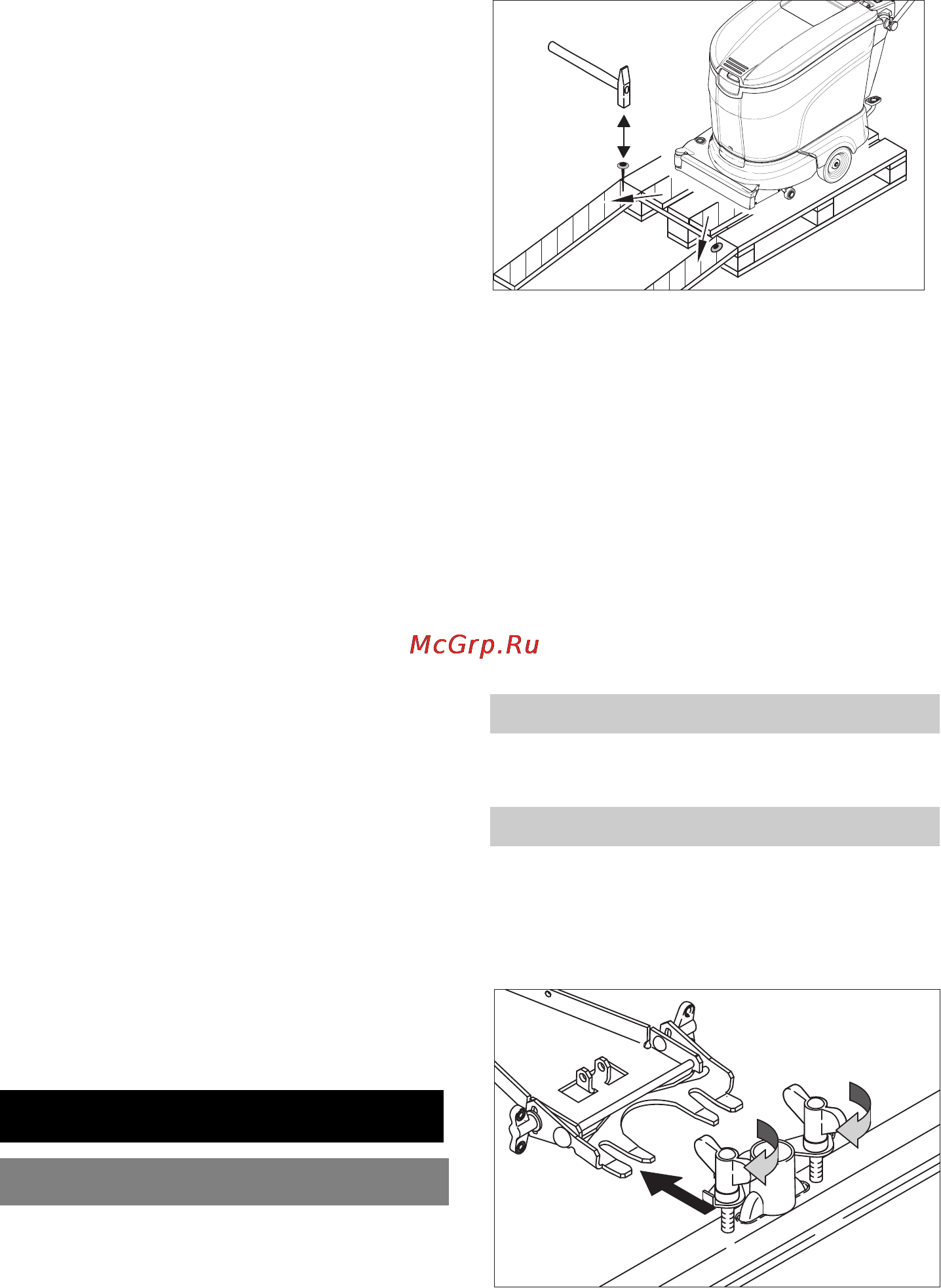Karcher BR 45/40 C Bp Pack [19/348] Before commissioning