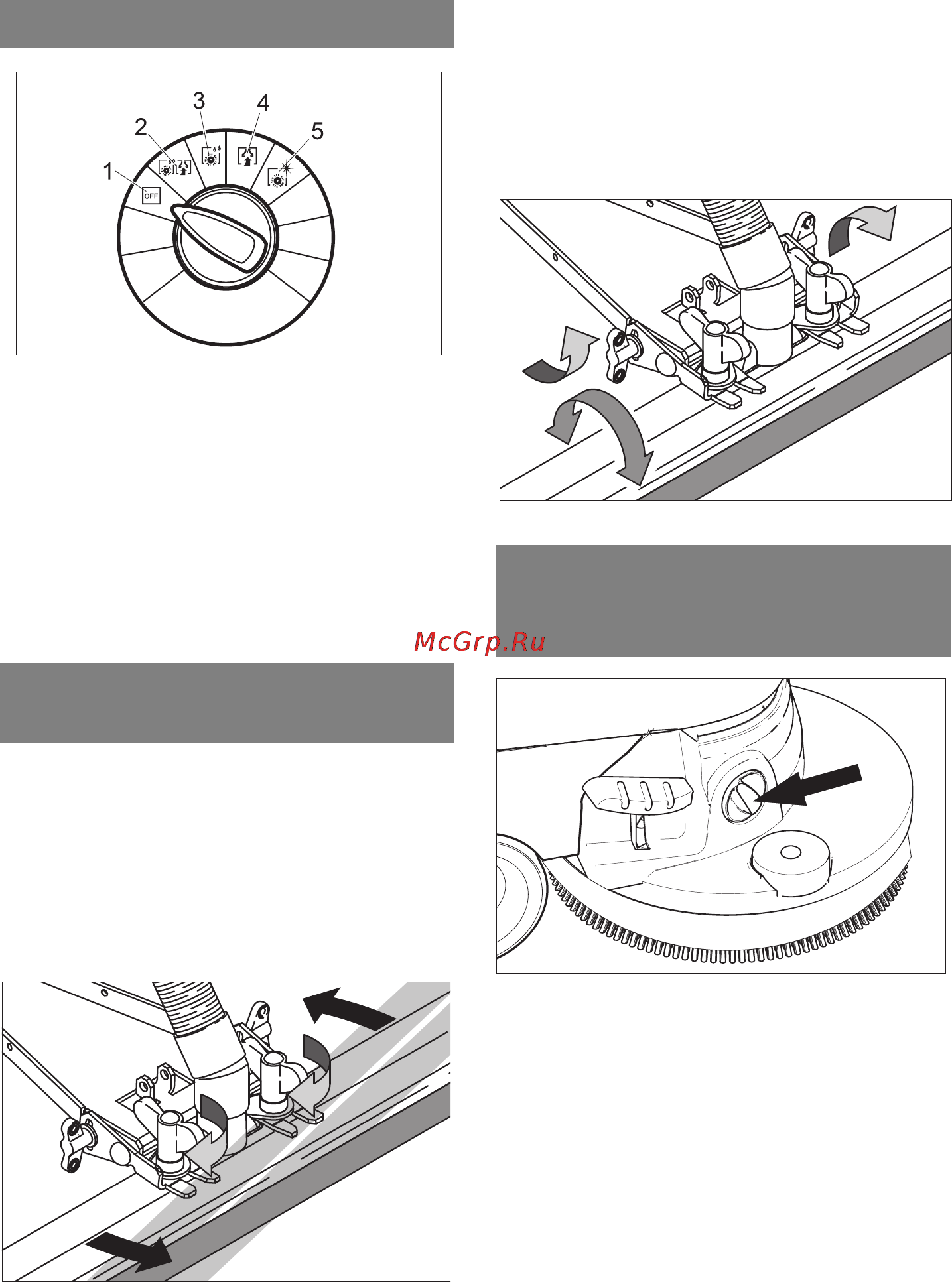 Karcher BR 45/40 C Bp Pack [336/348] Встановлення всмоктувальної пластини