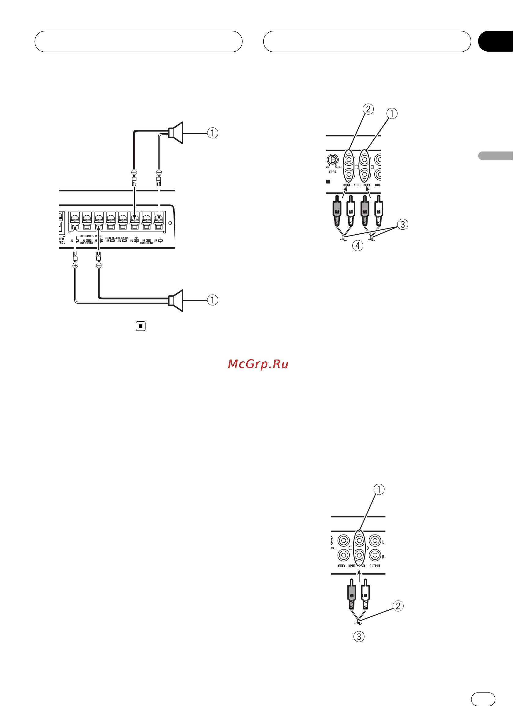 Pioneer GM-D9500F [23/104] Connexion des appareils