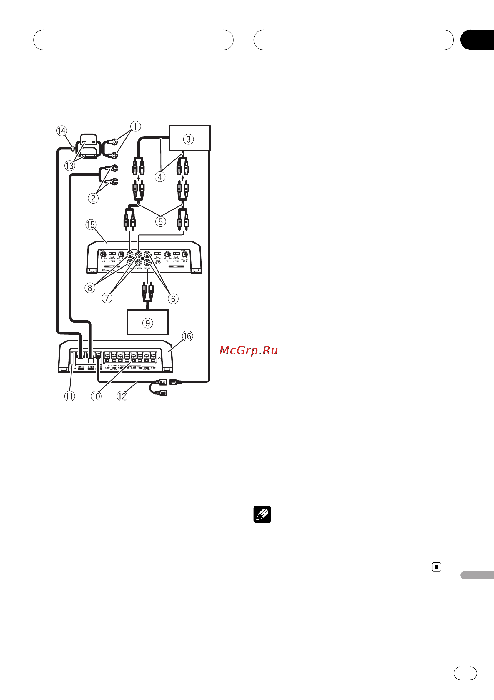 Pioneer GM-D9500F [91/104] Подключение устройств