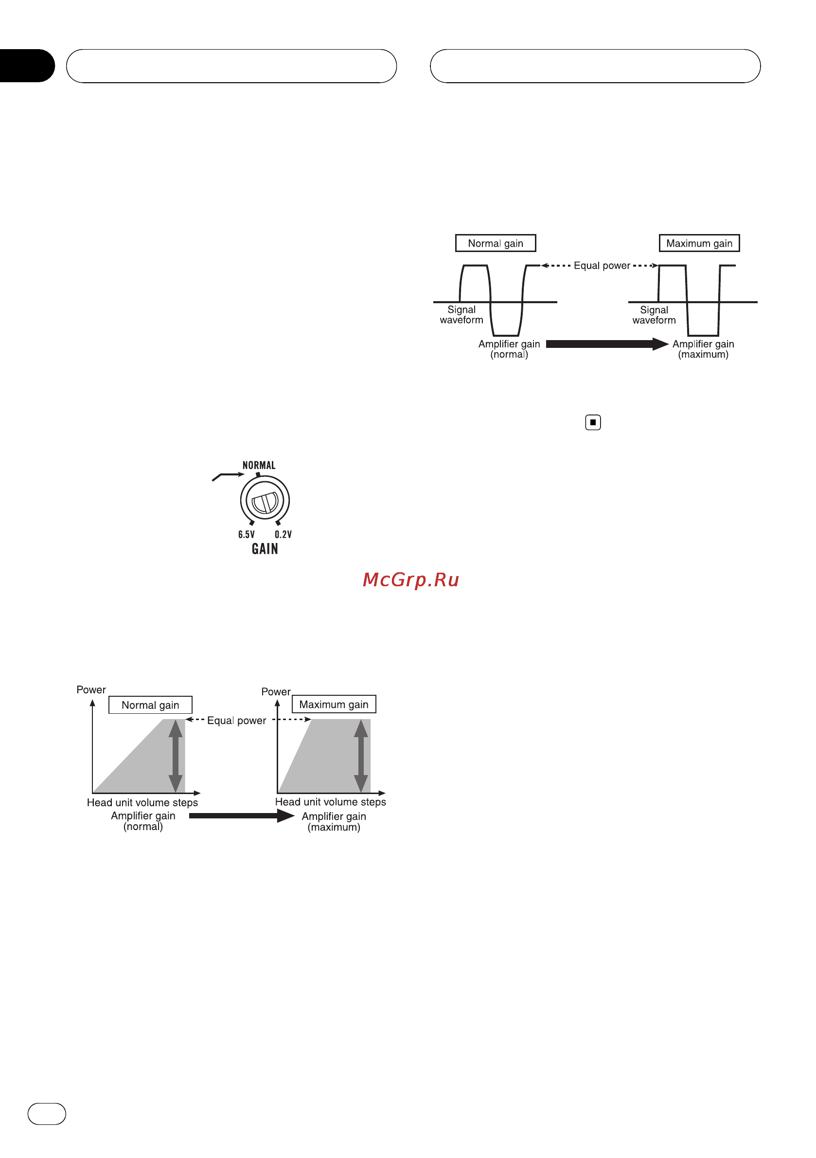 Pioneer GM-6400F [6/104] Setting the unit