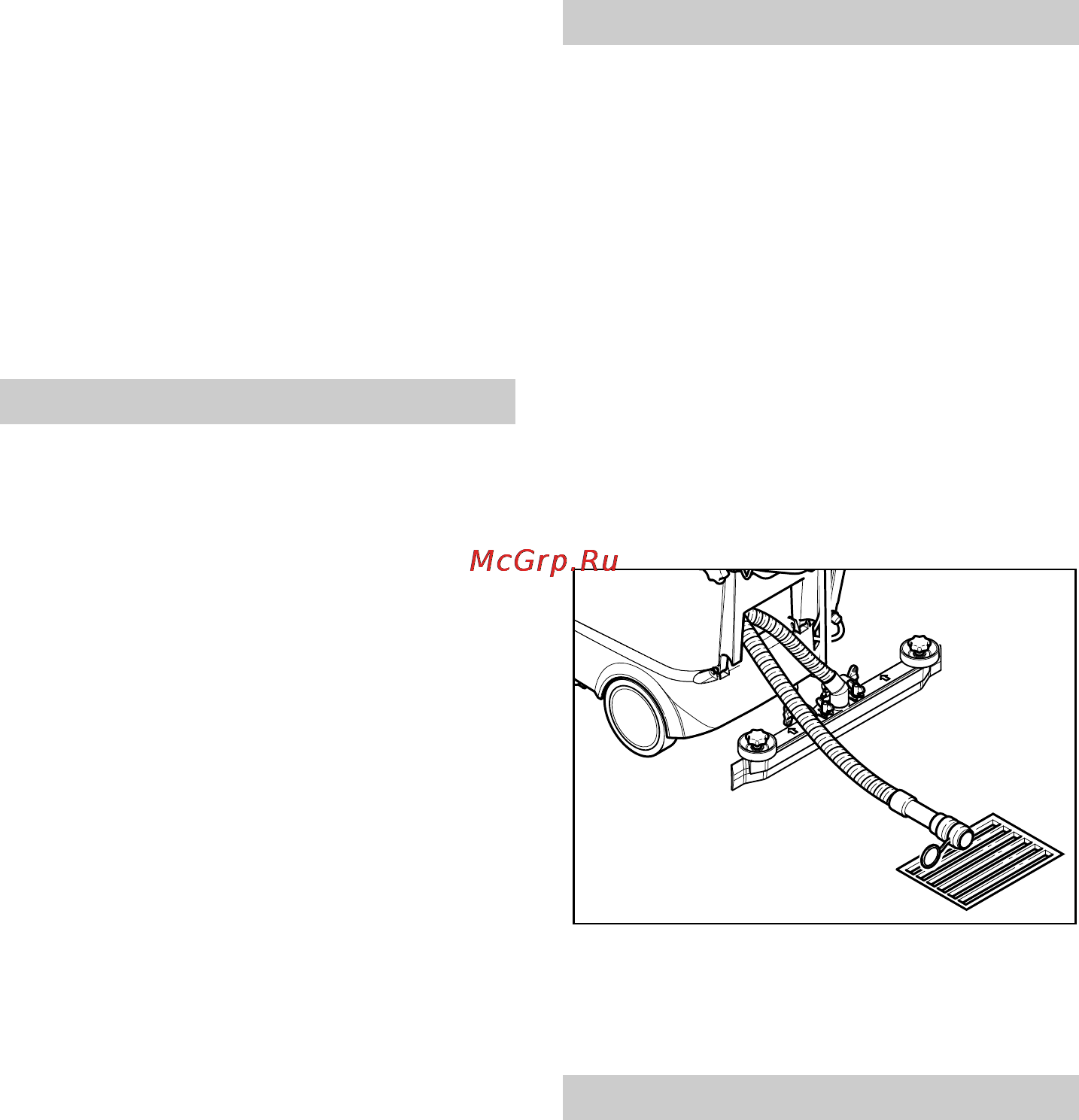 Karcher BR 55/40 W Bp Pack DOSE [321/604] A szennyvíz tartály ürítése