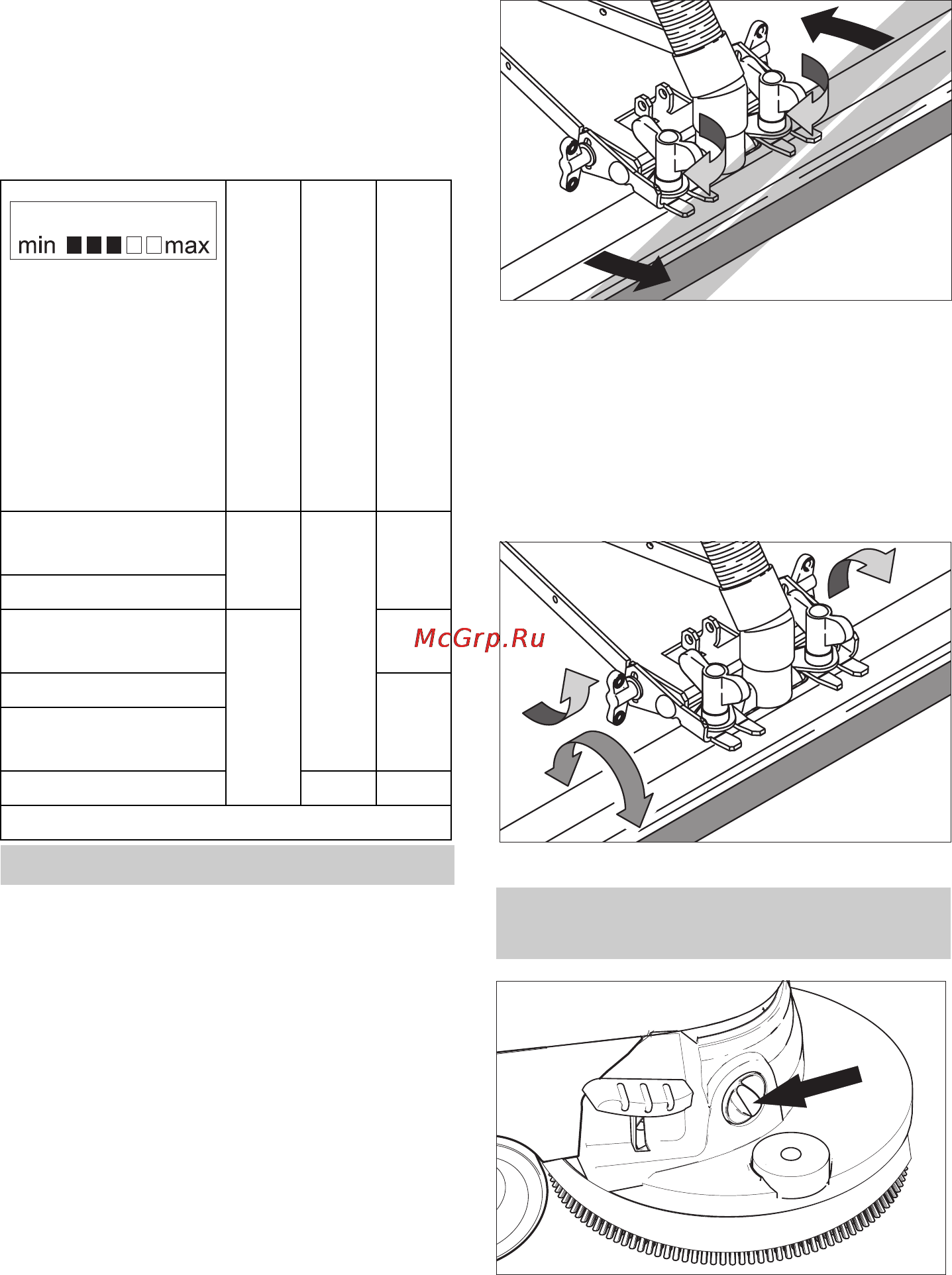 Karcher BD 55/40 C Ep [56/604] Réglage de la barre d aspiration
