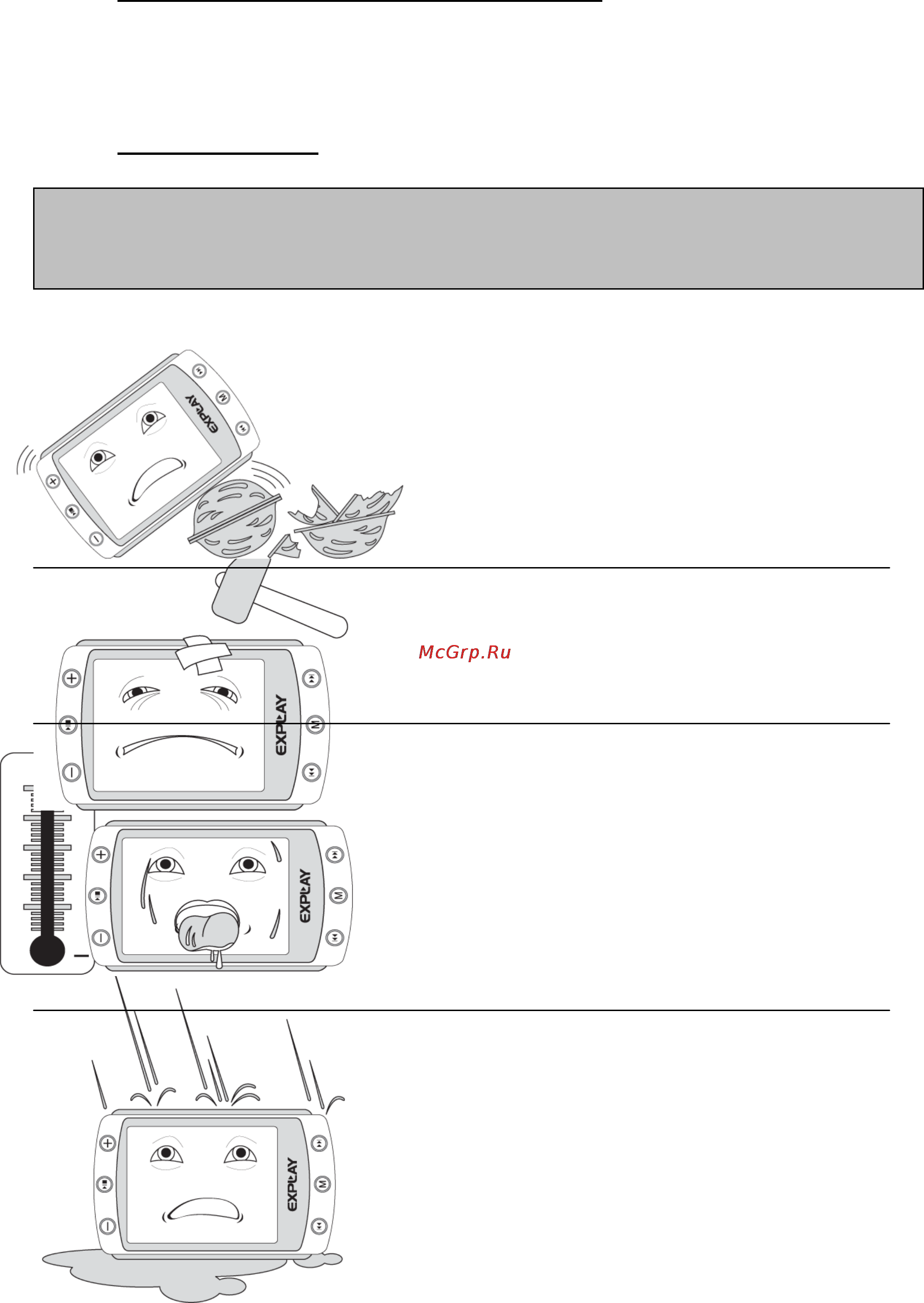 Explay L70 4 Gb [24/27] Предостережения