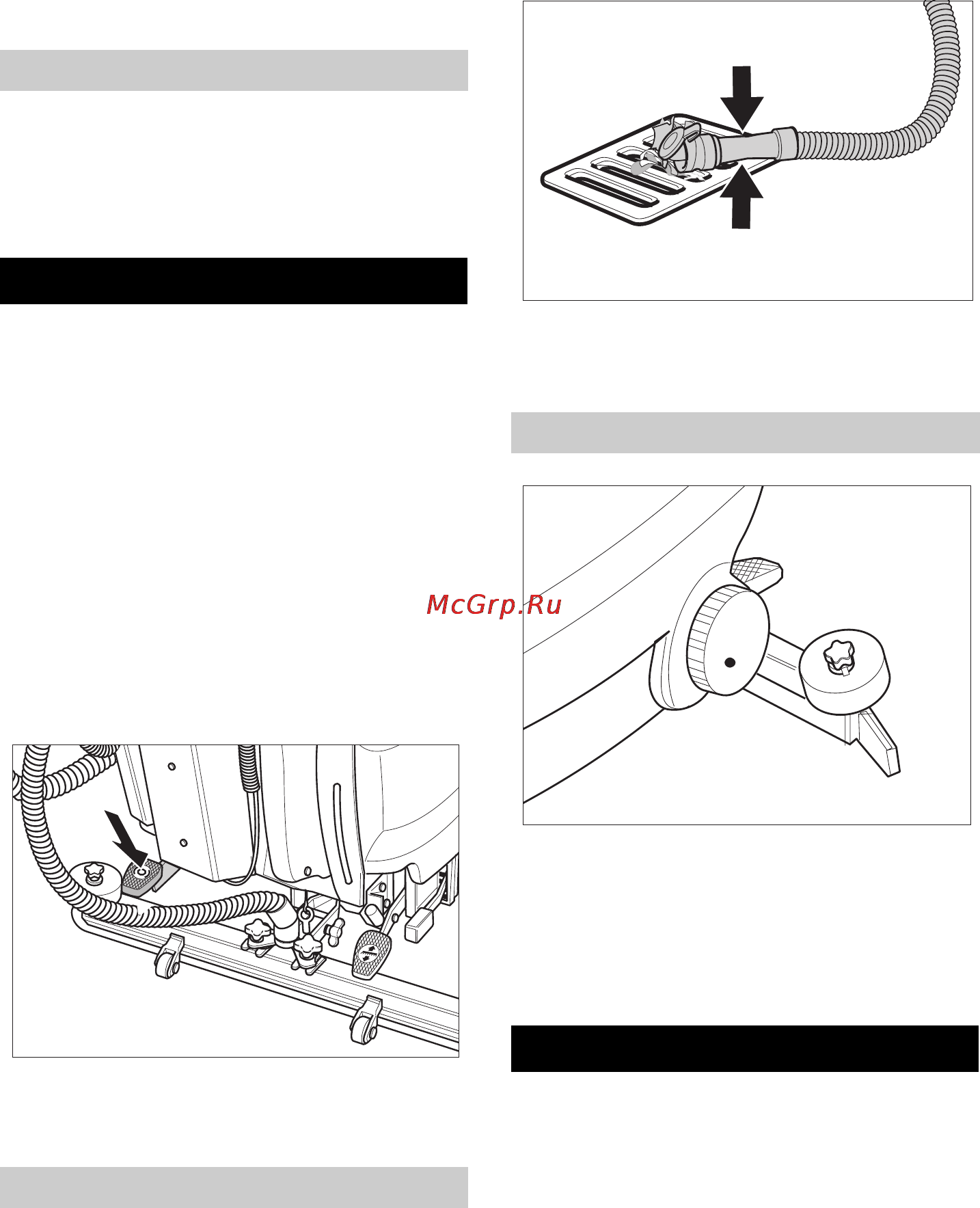 Karcher BR 55/60 W Bp [221/485] Durma ve durdurma