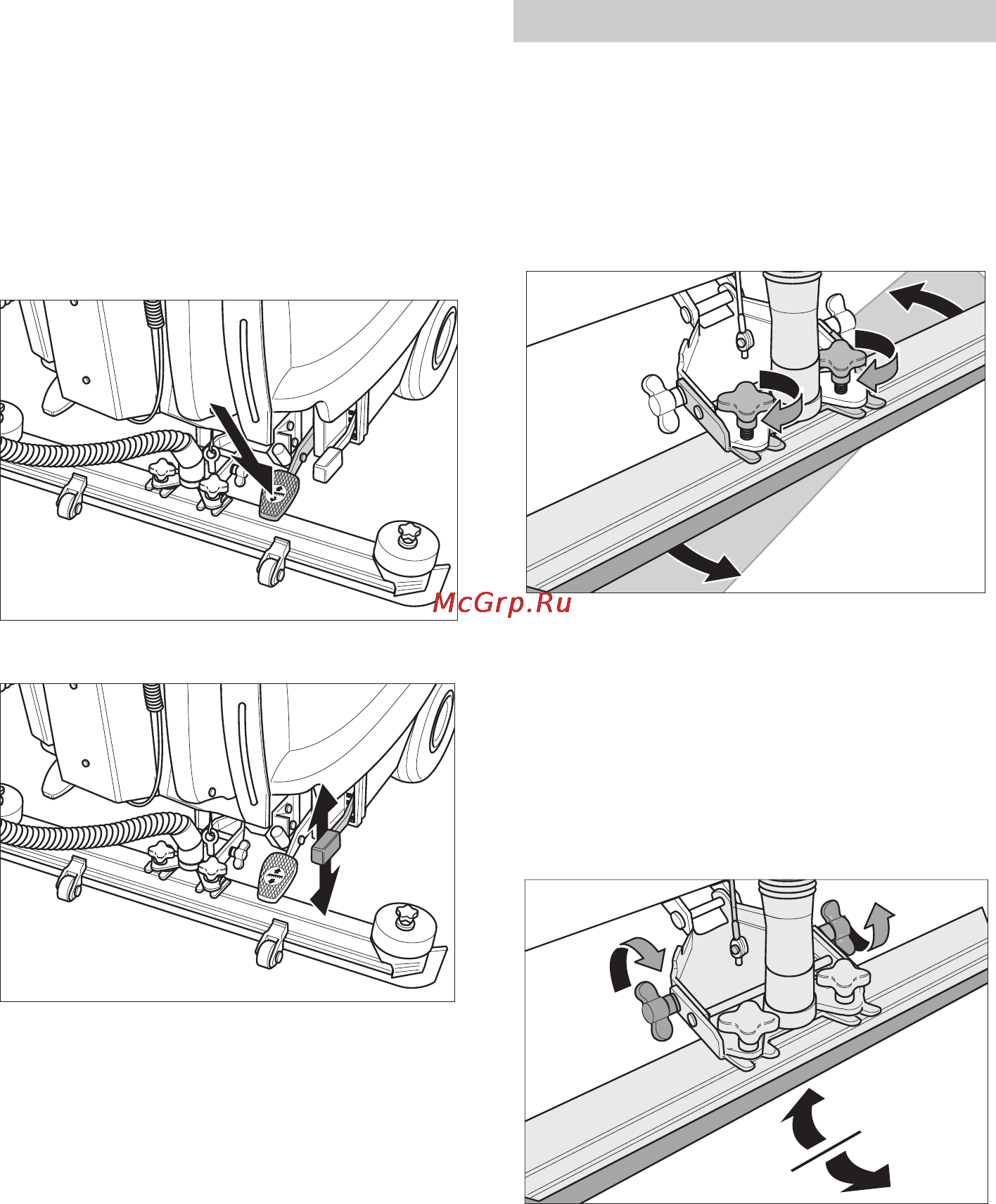 Karcher BR 55/60 W Bp [29/485] Setting the vacuum bar